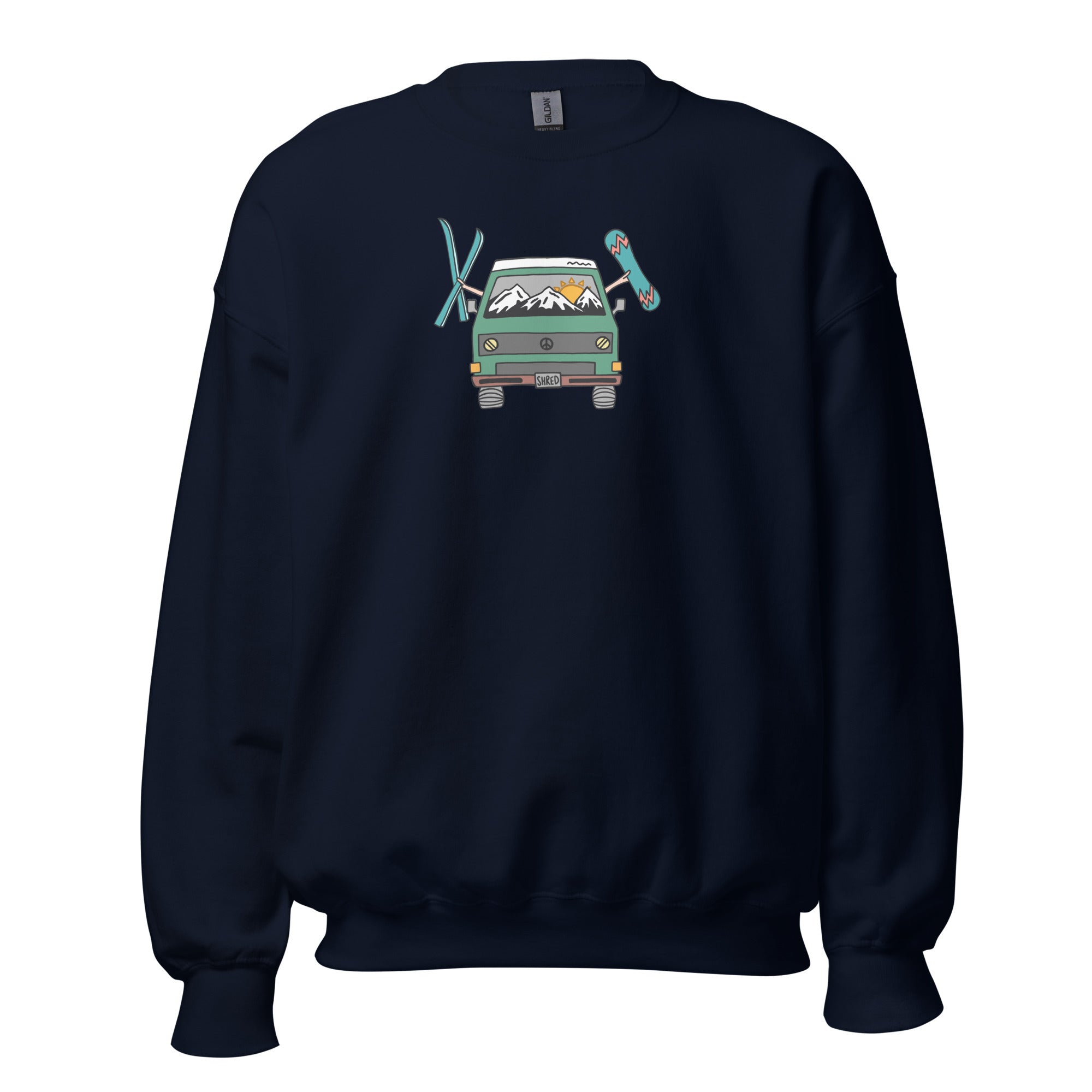 Shred Van Unisex Sweatshirt - OVERLANDERS Outfitter