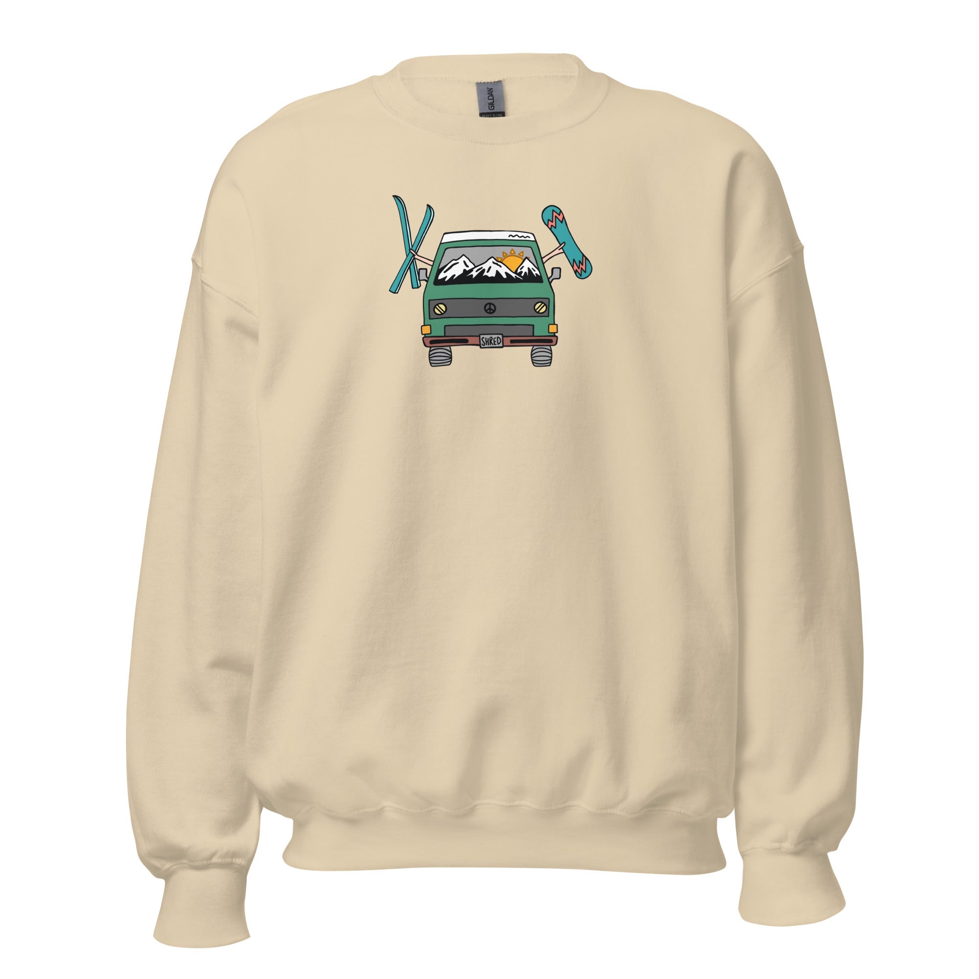 Shred Van Unisex Sweatshirt - OVERLANDERS Outfitter