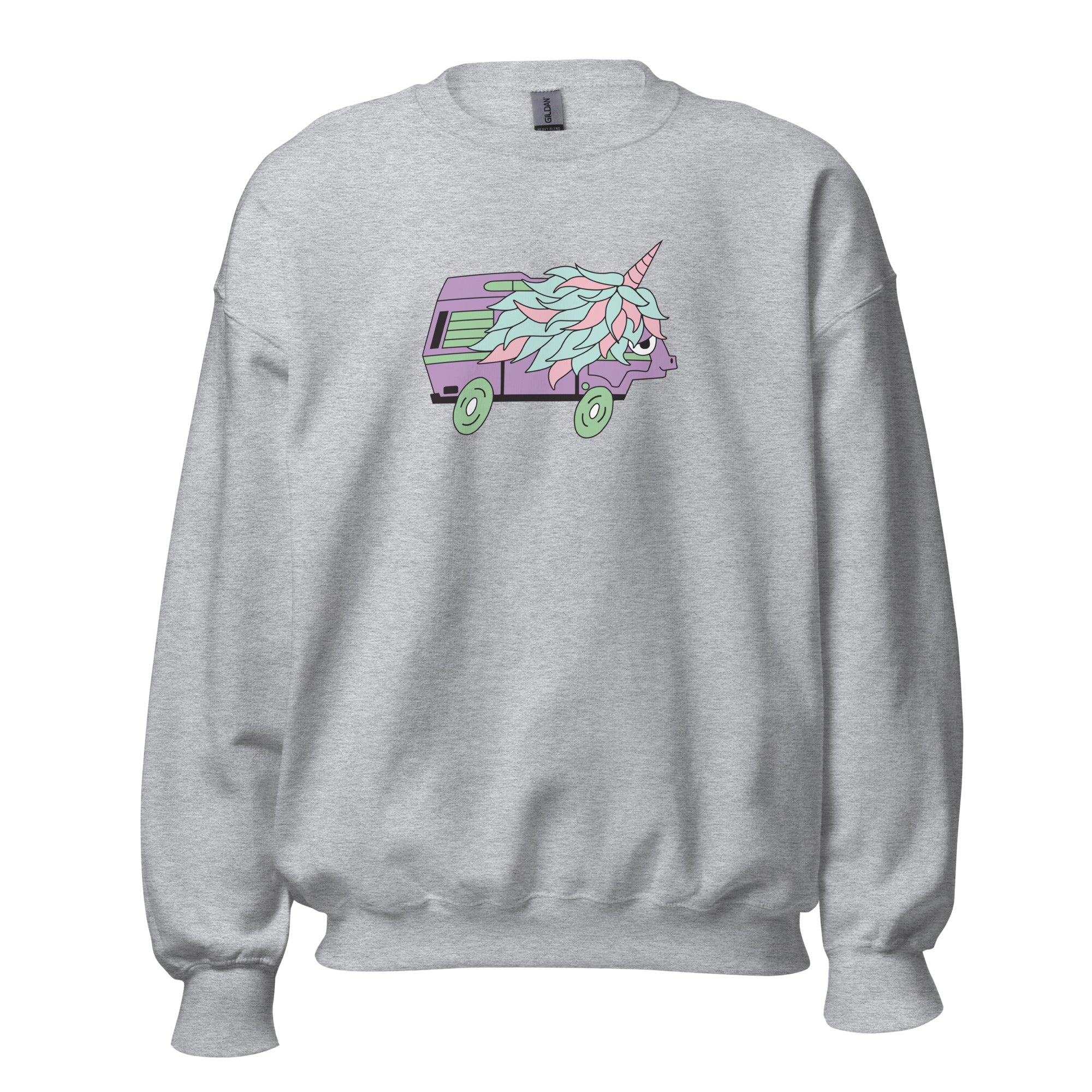 High-Top Hazel Unicorn Unisex Sweatshirt - OVERLANDERS Outfitter