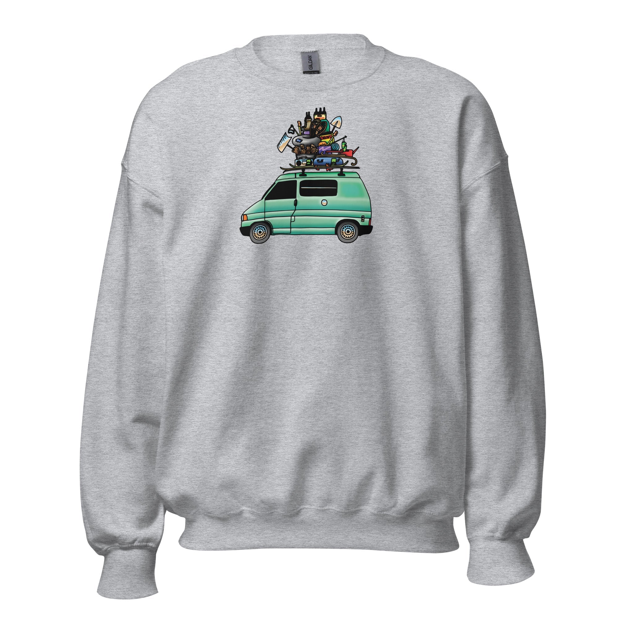 RAD Eurovan Unisex Sweatshirt - OVERLANDERS Outfitter