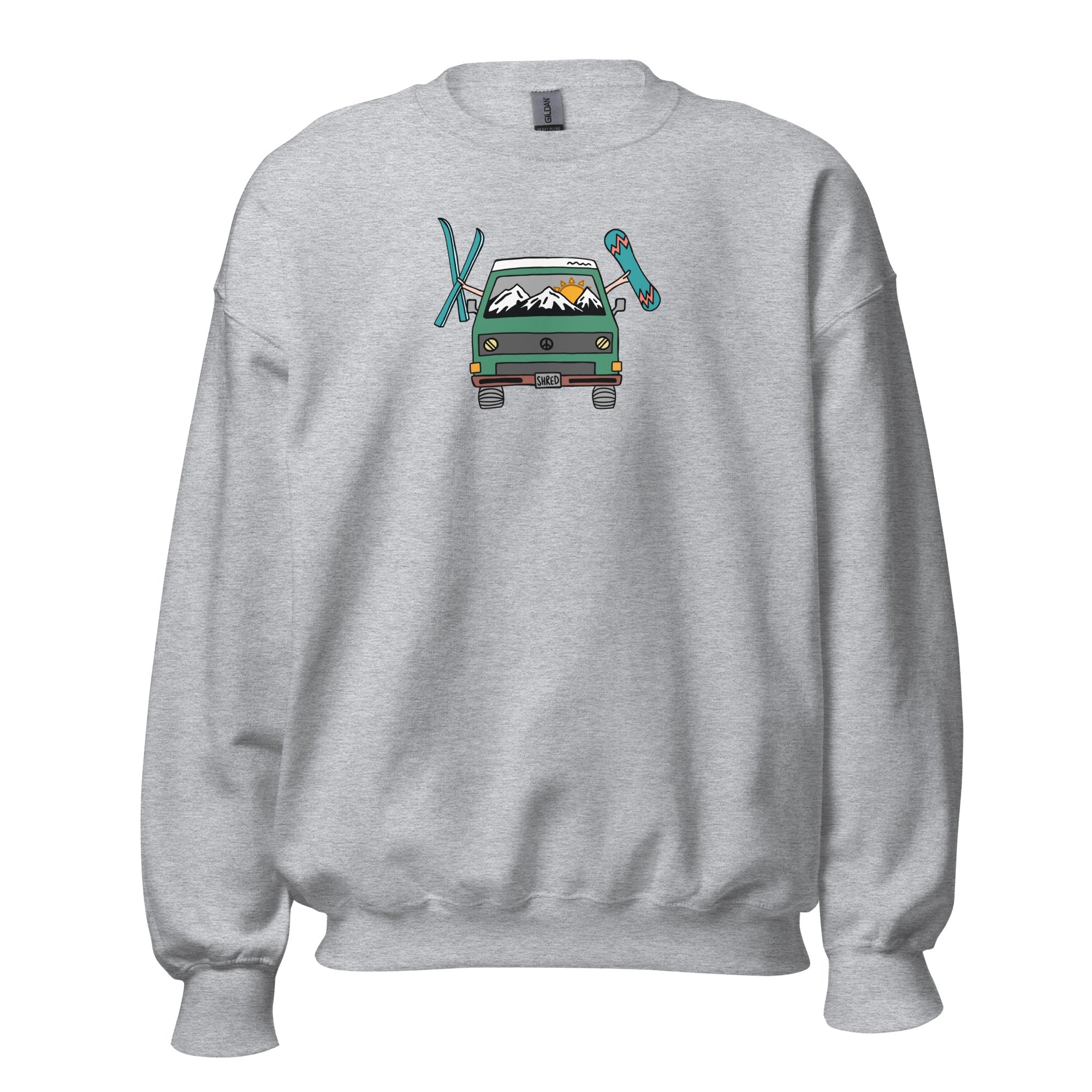 Shred Van Unisex Sweatshirt - OVERLANDERS Outfitter