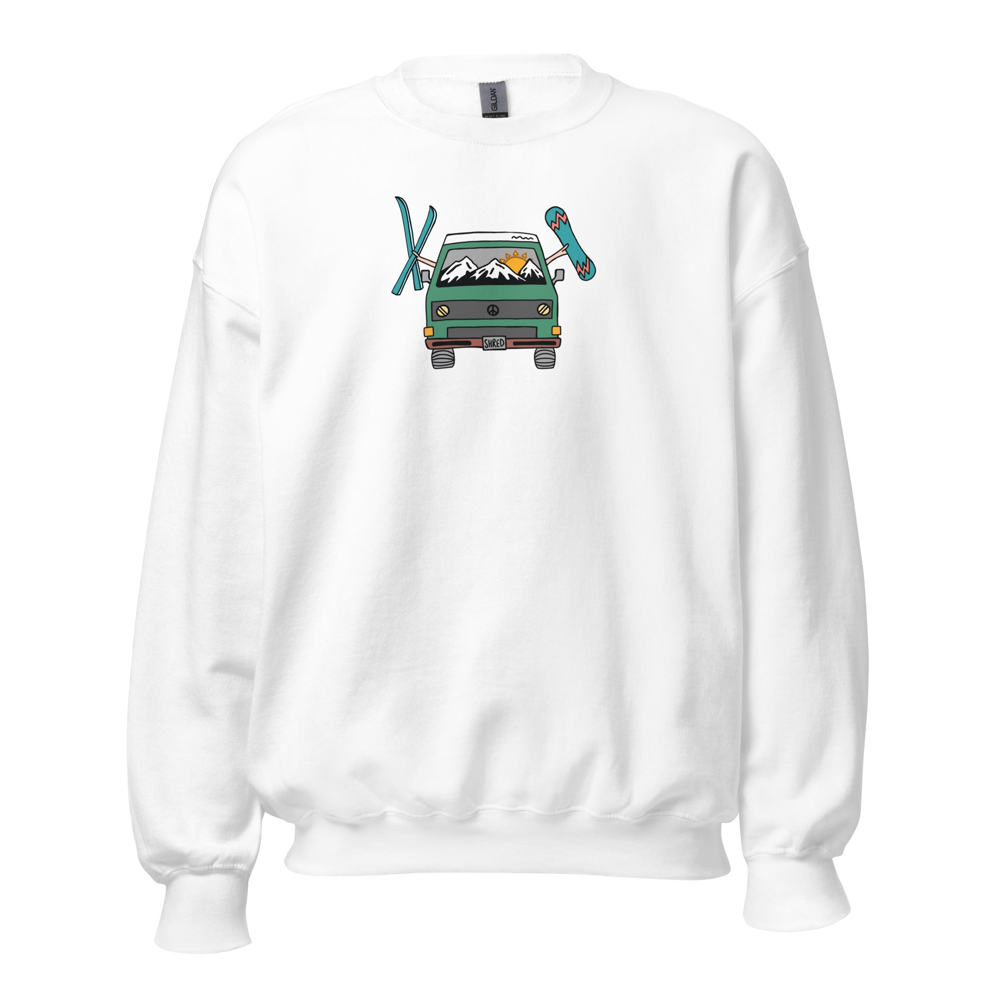 Shred Van Unisex Sweatshirt - OVERLANDERS Outfitter