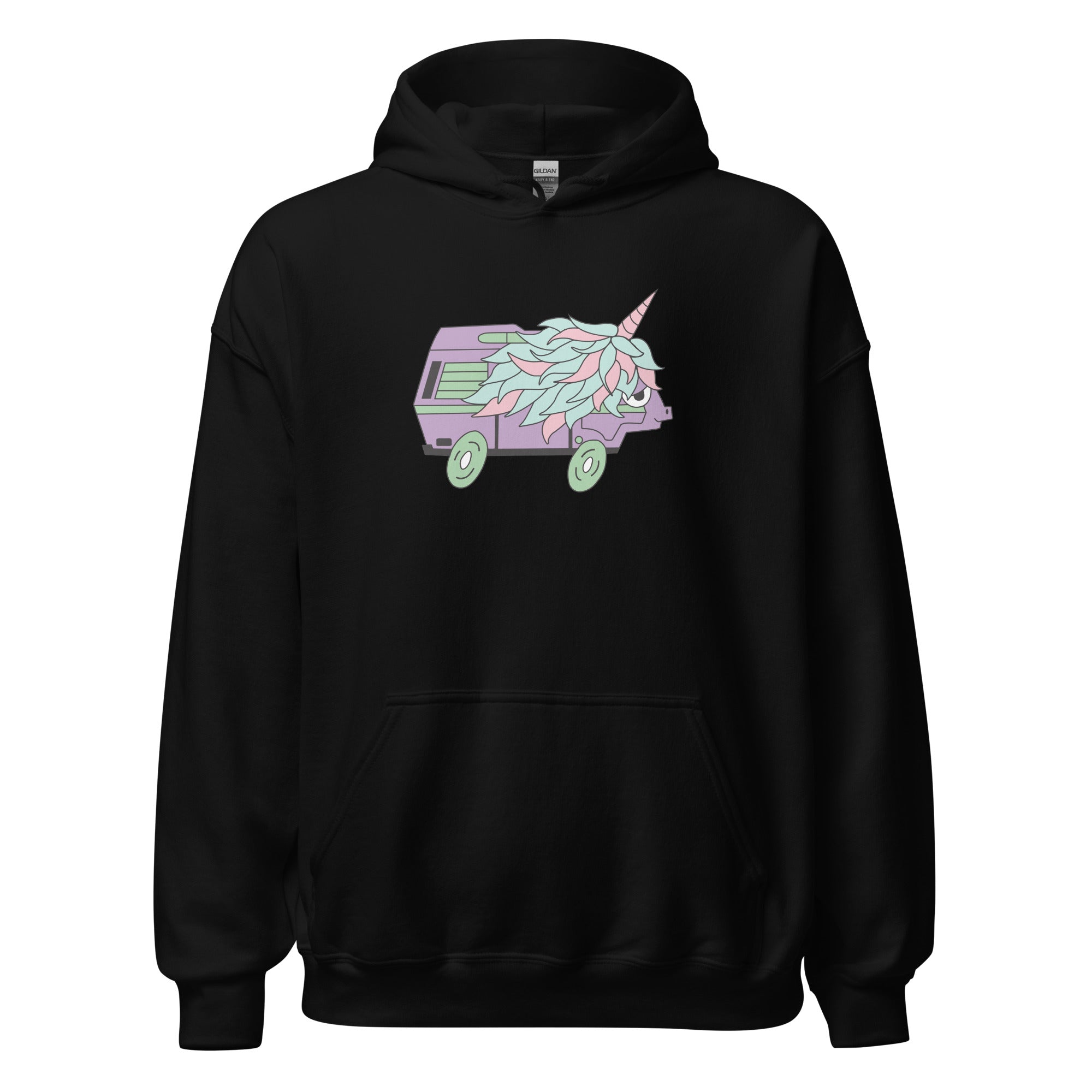 High-Top Hazel Unicorn Unisex Hoodie - OVERLANDERS Outfitter