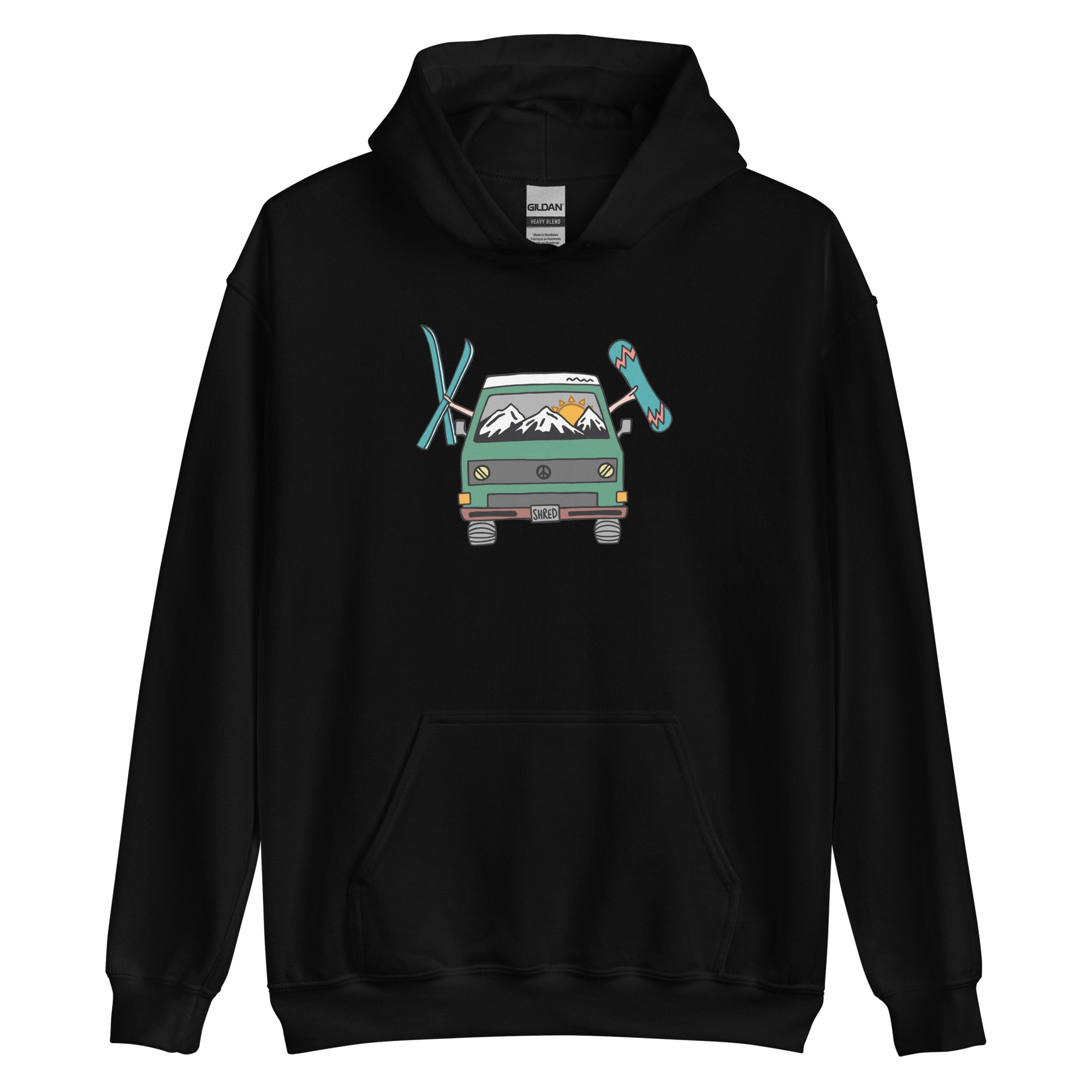Shred Van Unisex Hoodie - OVERLANDERS Outfitter