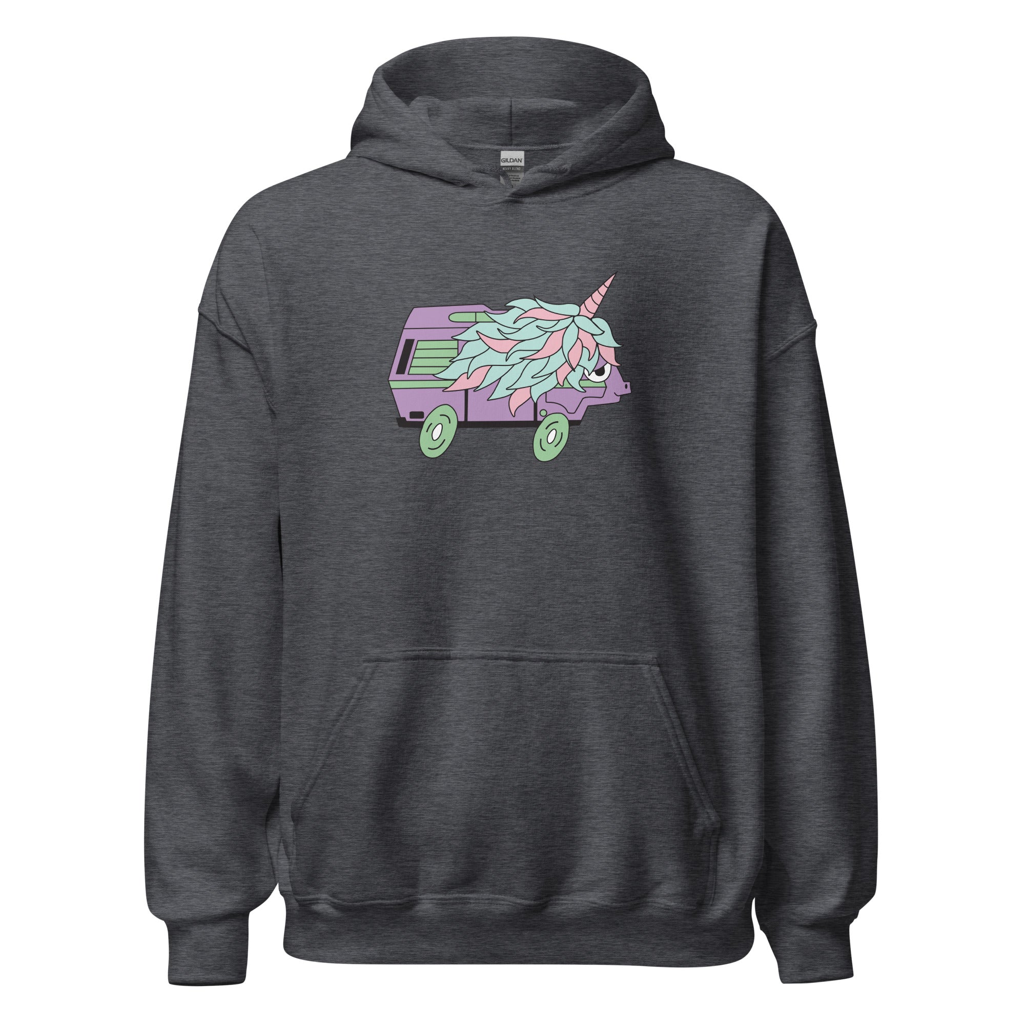 High-Top Hazel Unicorn Unisex Hoodie - OVERLANDERS Outfitter