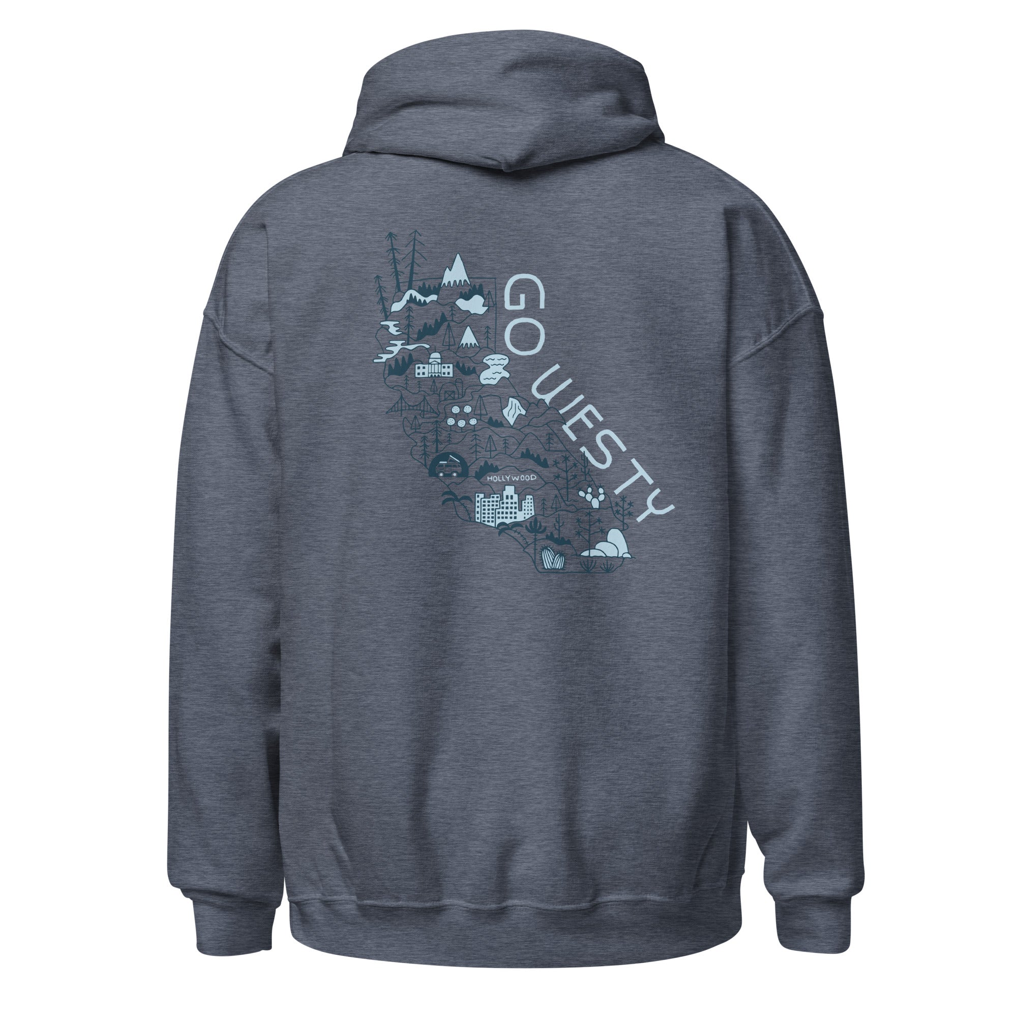 Golden State Westy Unisex Hoodie - OVERLANDERS Outfitter