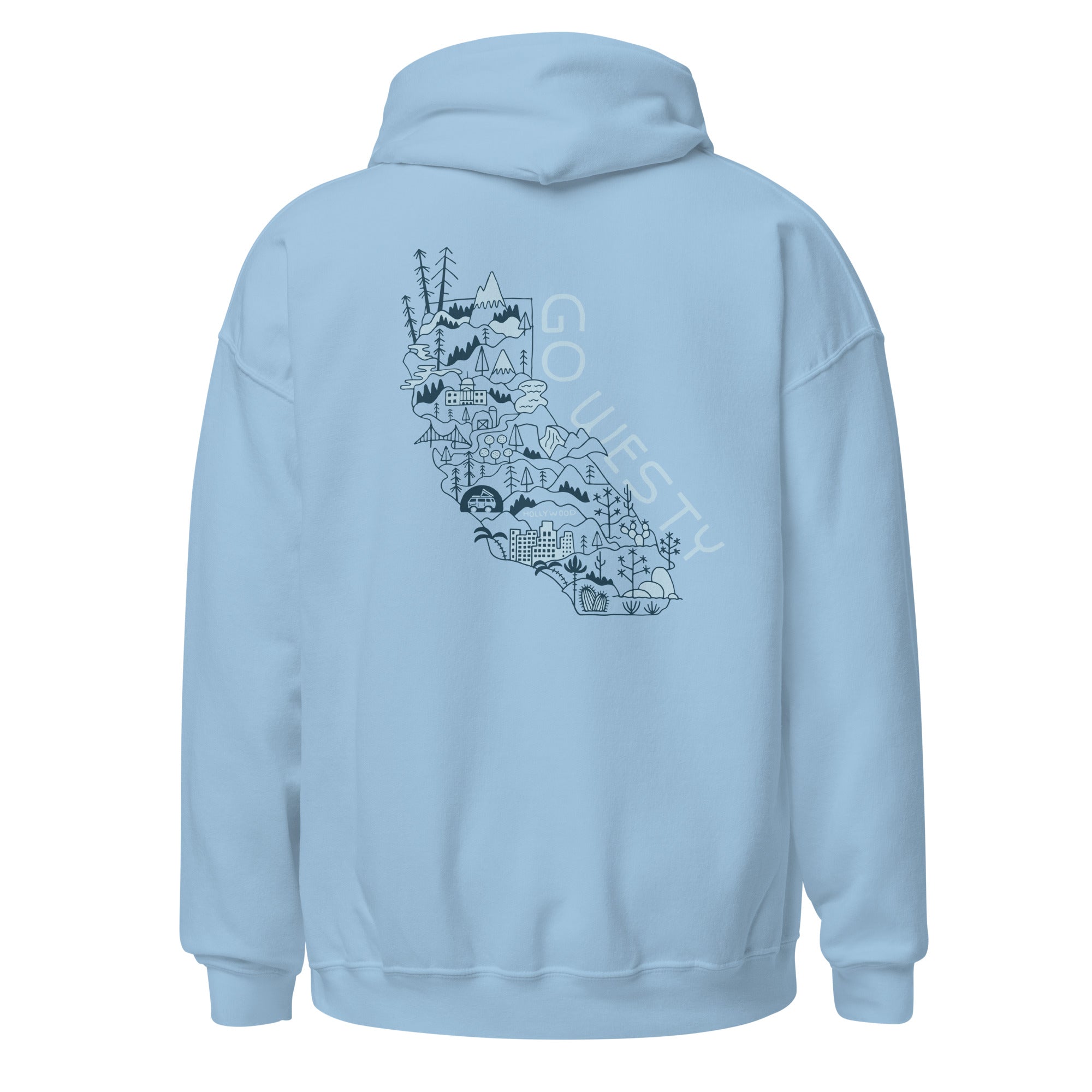 Golden State Westy Unisex Hoodie - OVERLANDERS Outfitter