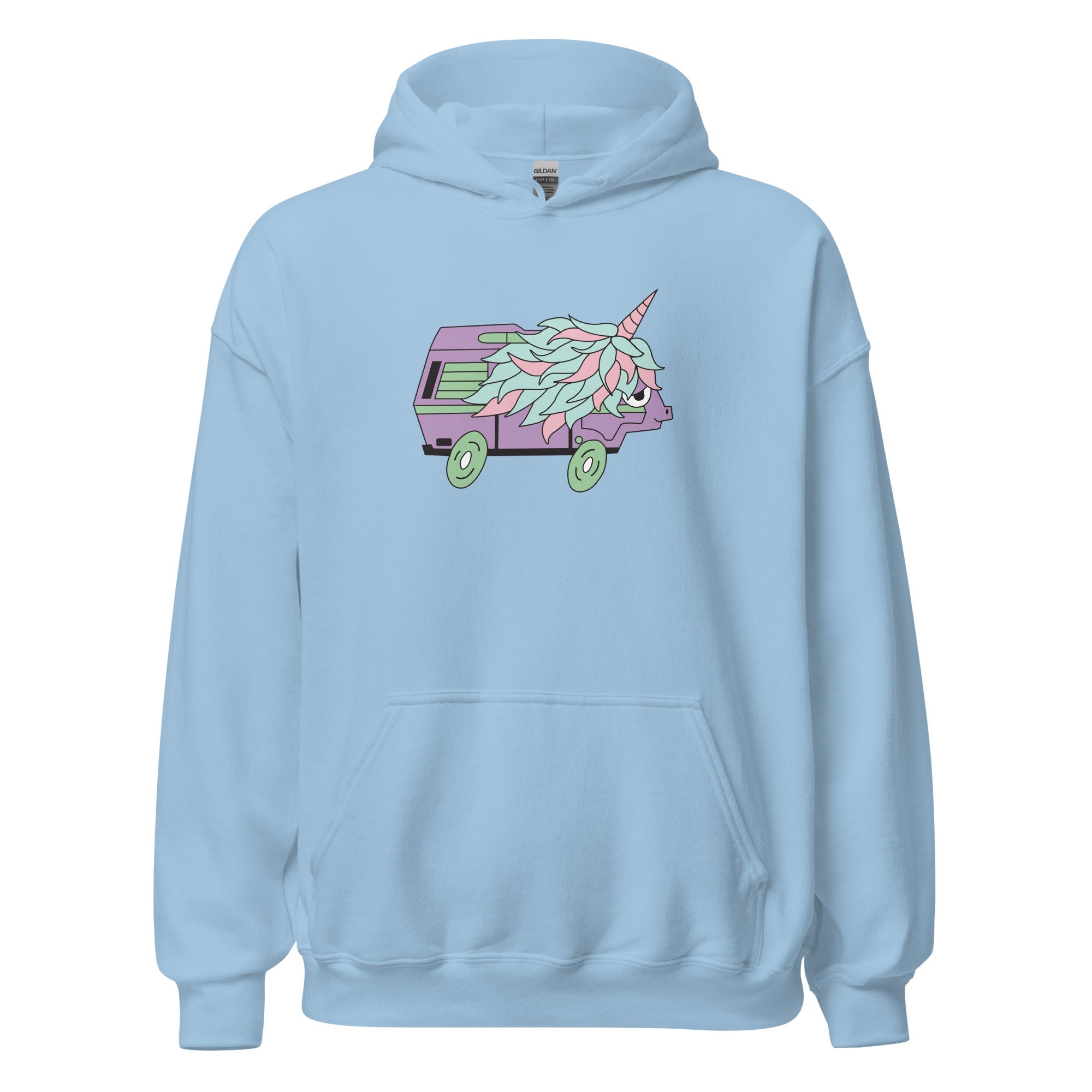 High-Top Hazel Unicorn Unisex Hoodie - OVERLANDERS Outfitter
