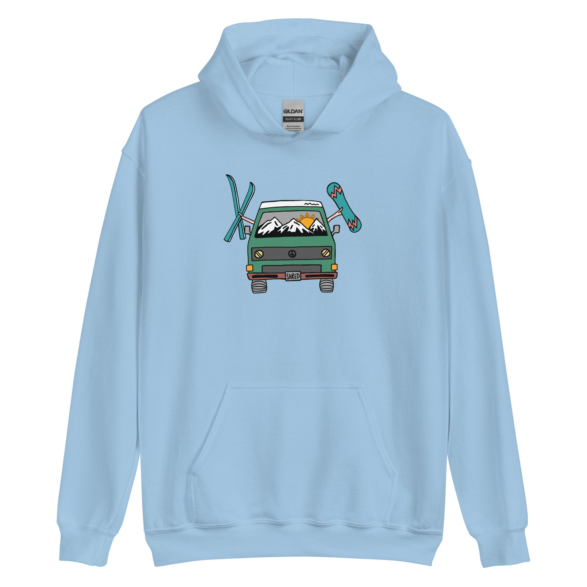 Shred Van Unisex Hoodie - OVERLANDERS Outfitter