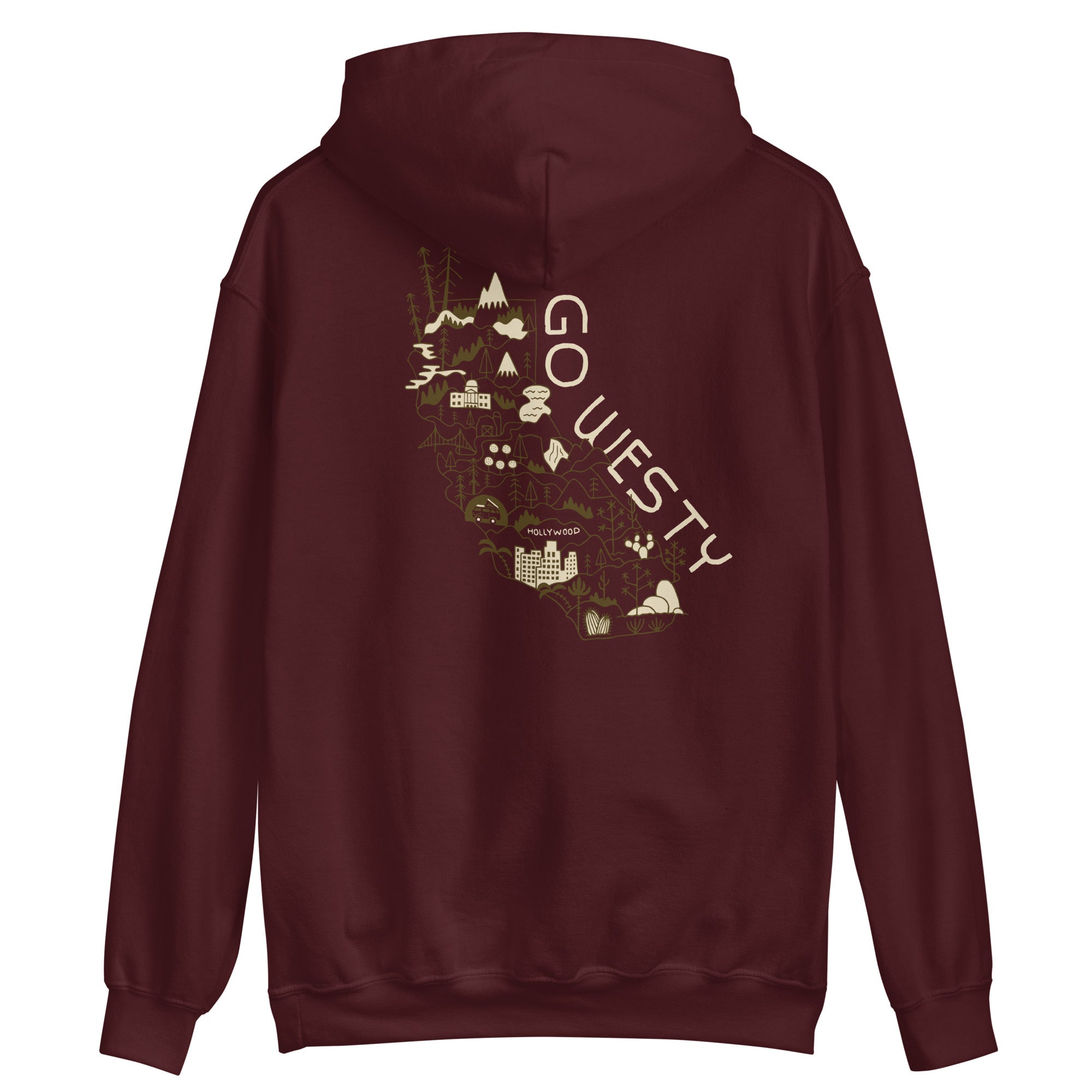 Golden State Westy Unisex Hoodie - OVERLANDERS Outfitter