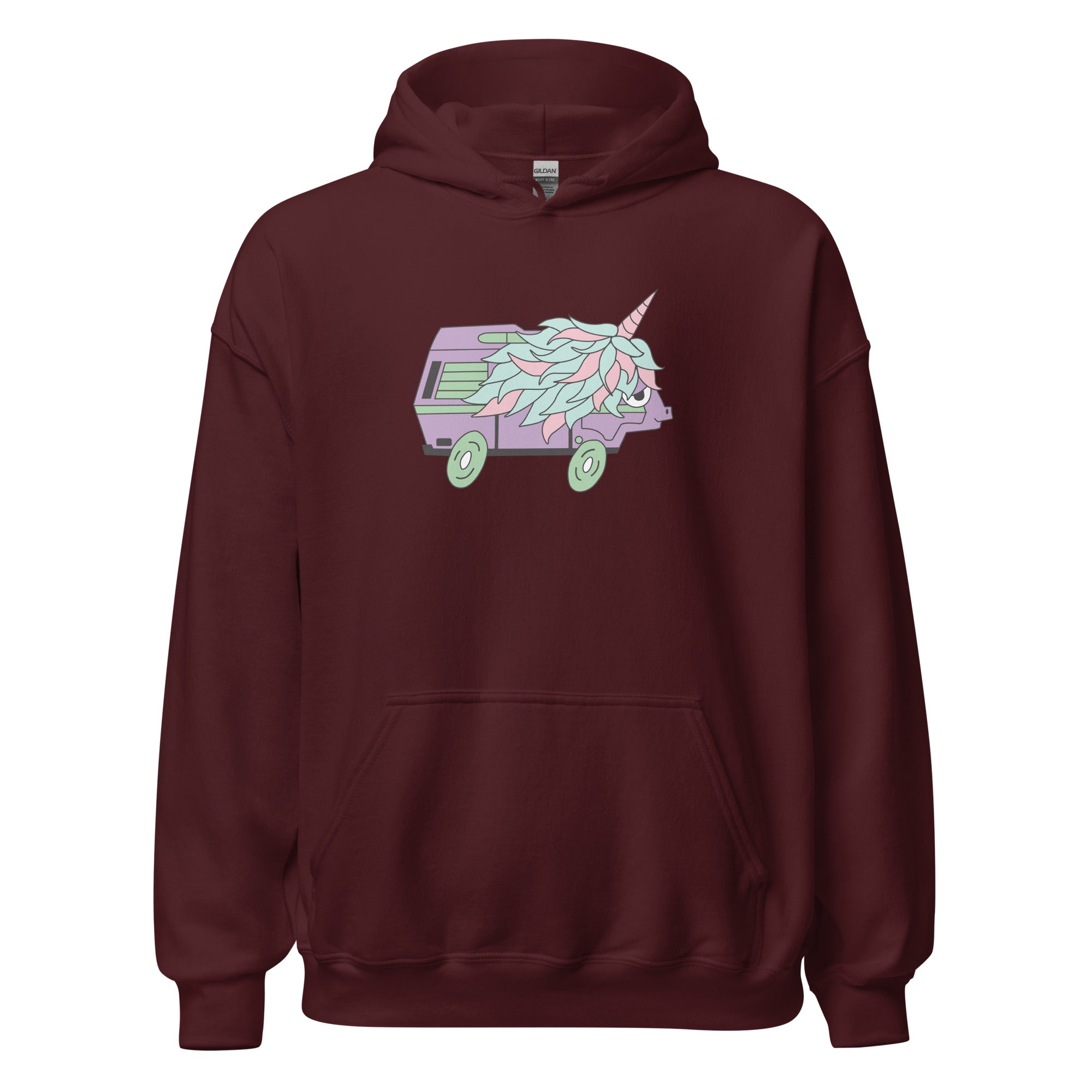 High-Top Hazel Unicorn Unisex Hoodie - OVERLANDERS Outfitter
