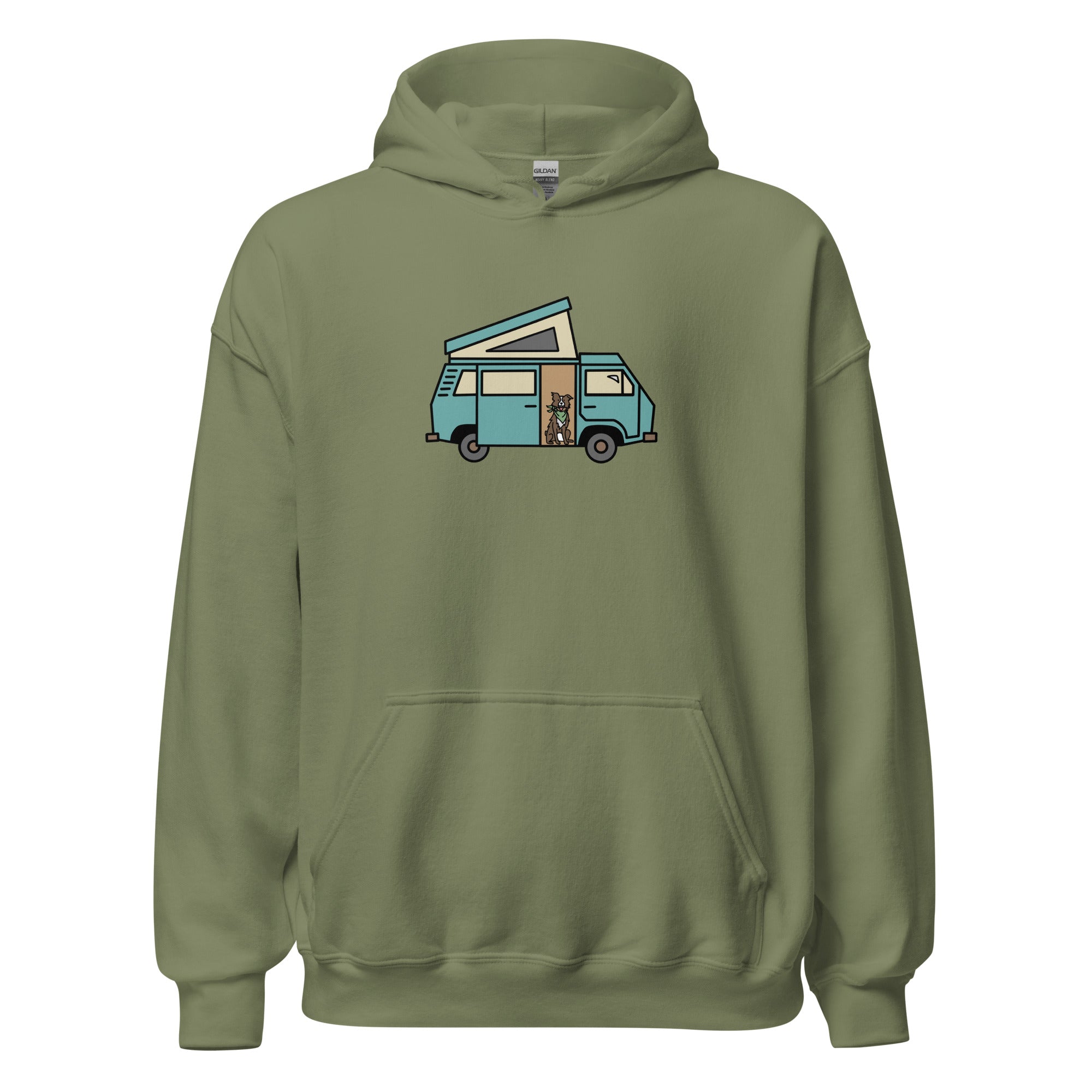 Dog in Van Unisex Hoodie - OVERLANDERS Outfitter