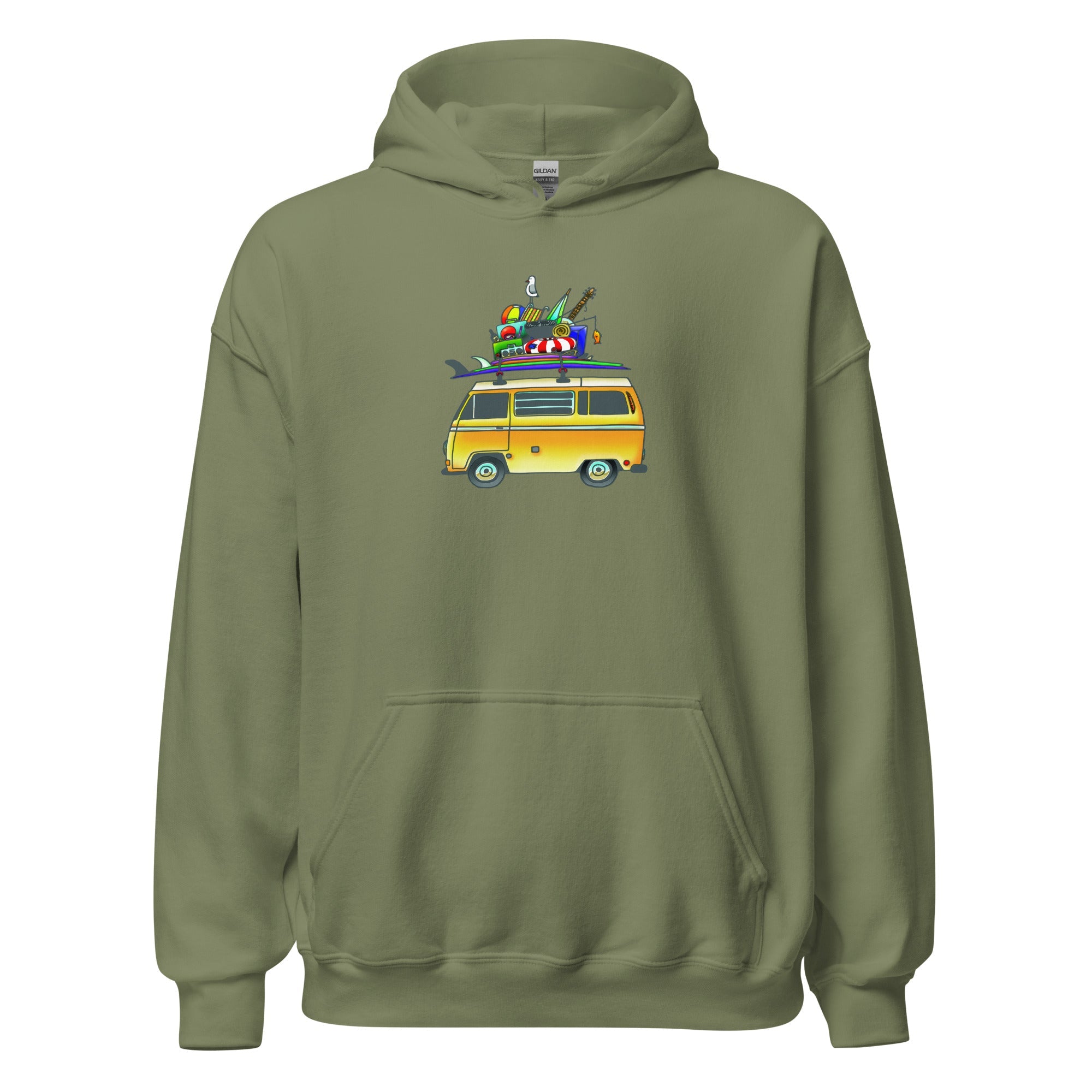 RAD Bus Unisex Hoodie - OVERLANDERS Outfitter