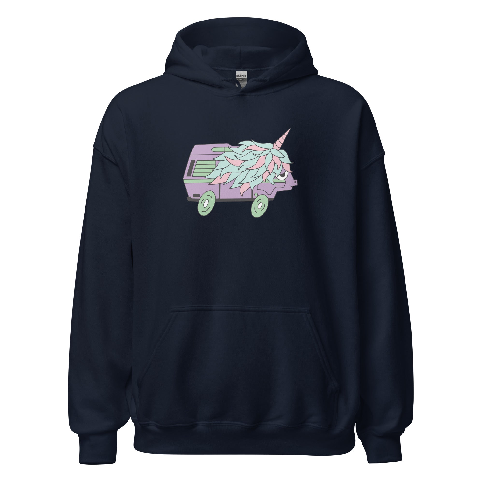 High-Top Hazel Unicorn Unisex Hoodie - OVERLANDERS Outfitter