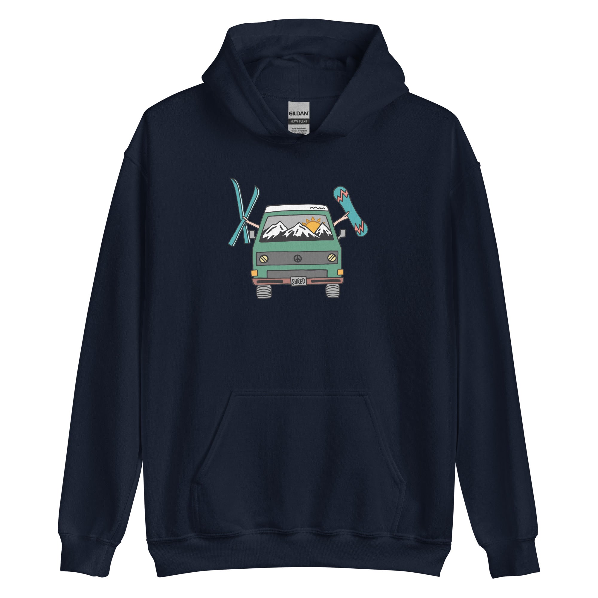 Shred Van Unisex Hoodie - OVERLANDERS Outfitter