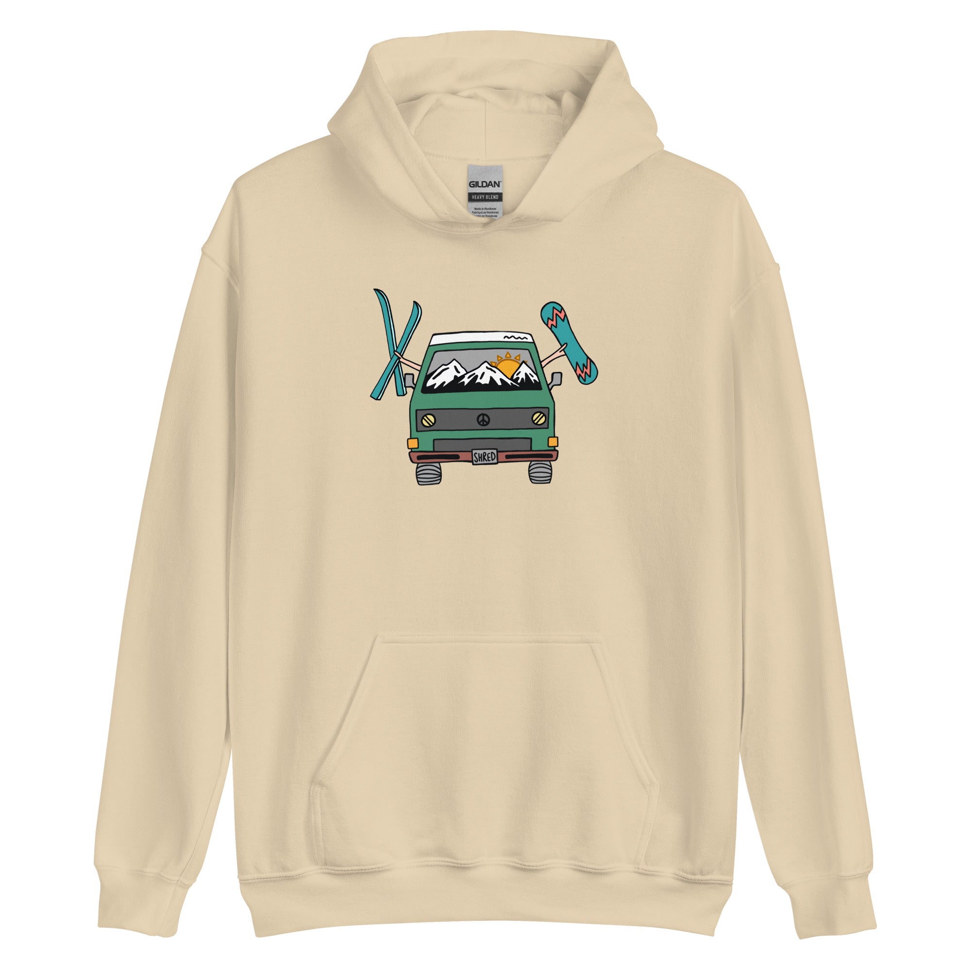 Shred Van Unisex Hoodie - OVERLANDERS Outfitter