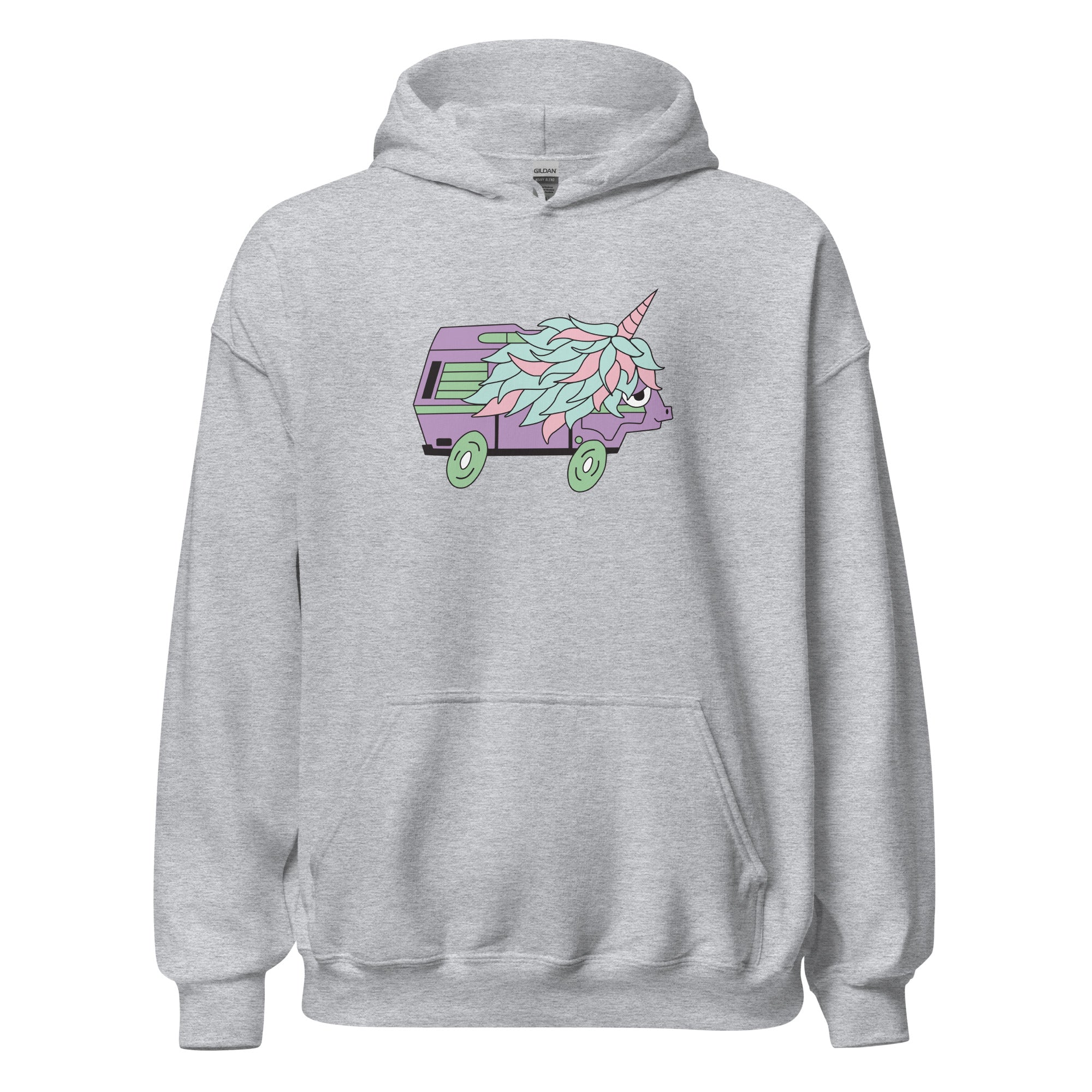High-Top Hazel Unicorn Unisex Hoodie - OVERLANDERS Outfitter