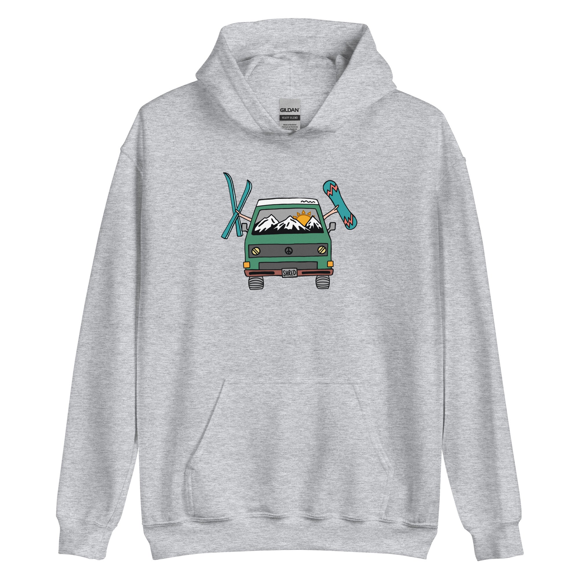 Shred Van Unisex Hoodie - OVERLANDERS Outfitter
