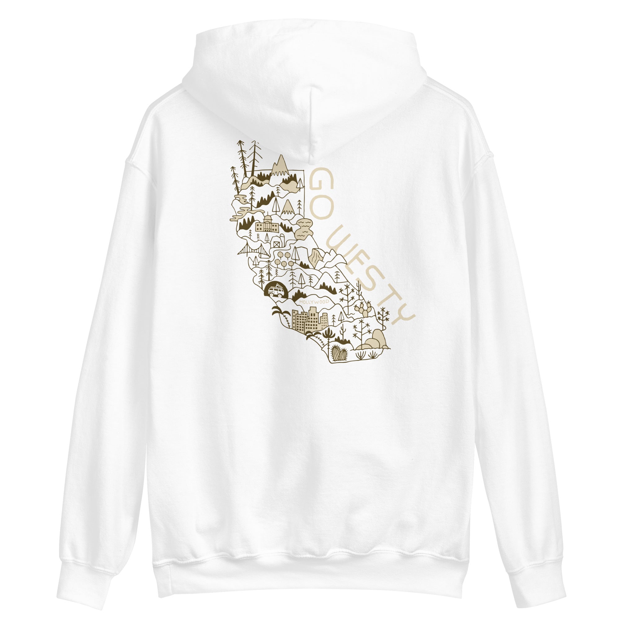 Golden State Westy Unisex Hoodie - OVERLANDERS Outfitter