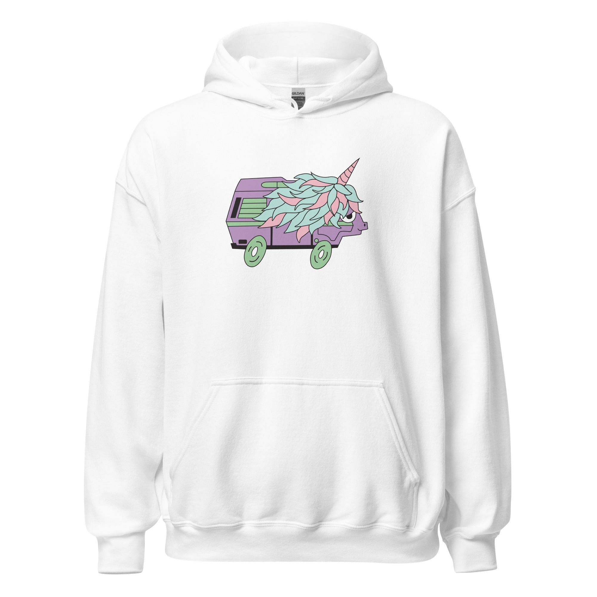 High-Top Hazel Unicorn Unisex Hoodie - OVERLANDERS Outfitter