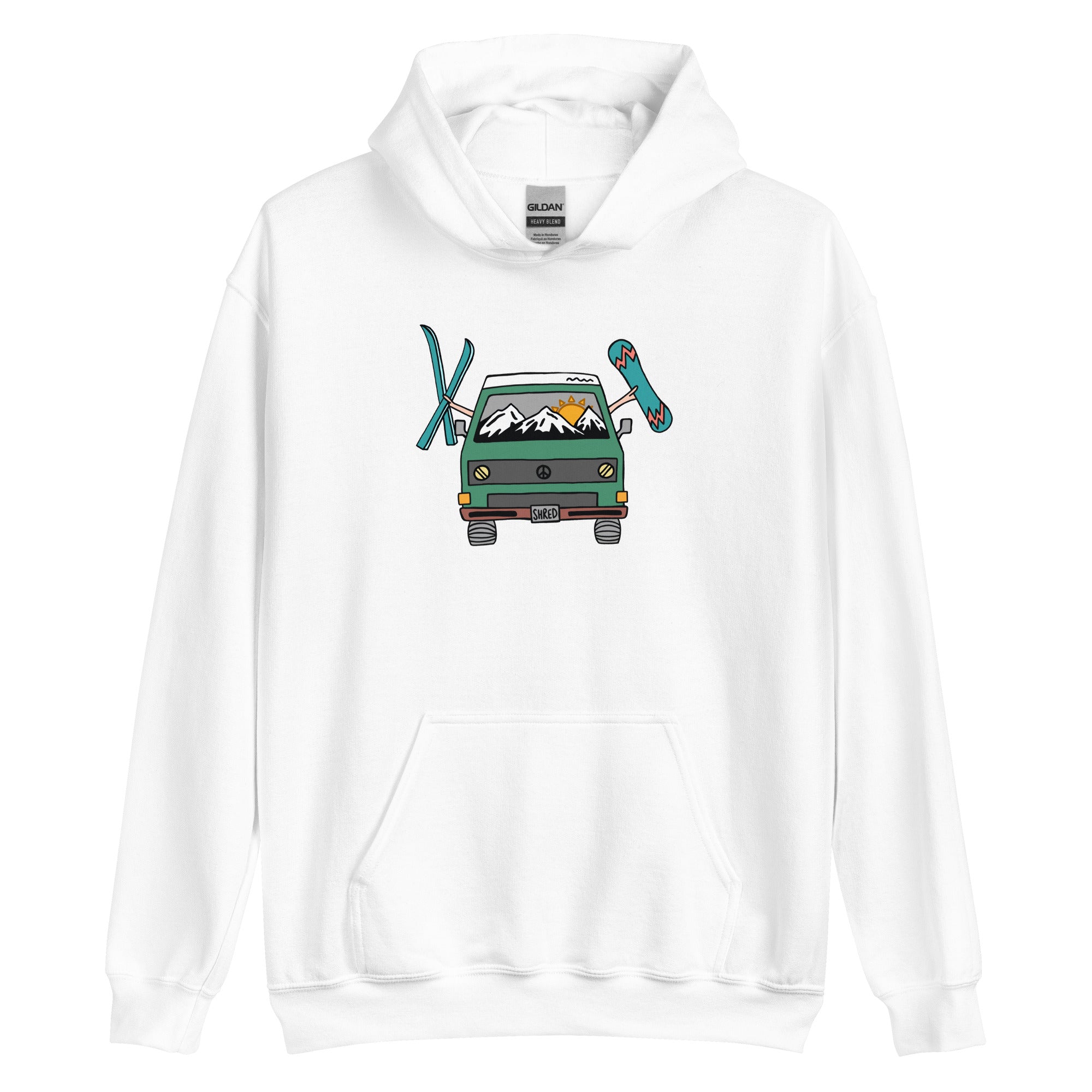 Shred Van Unisex Hoodie - OVERLANDERS Outfitter
