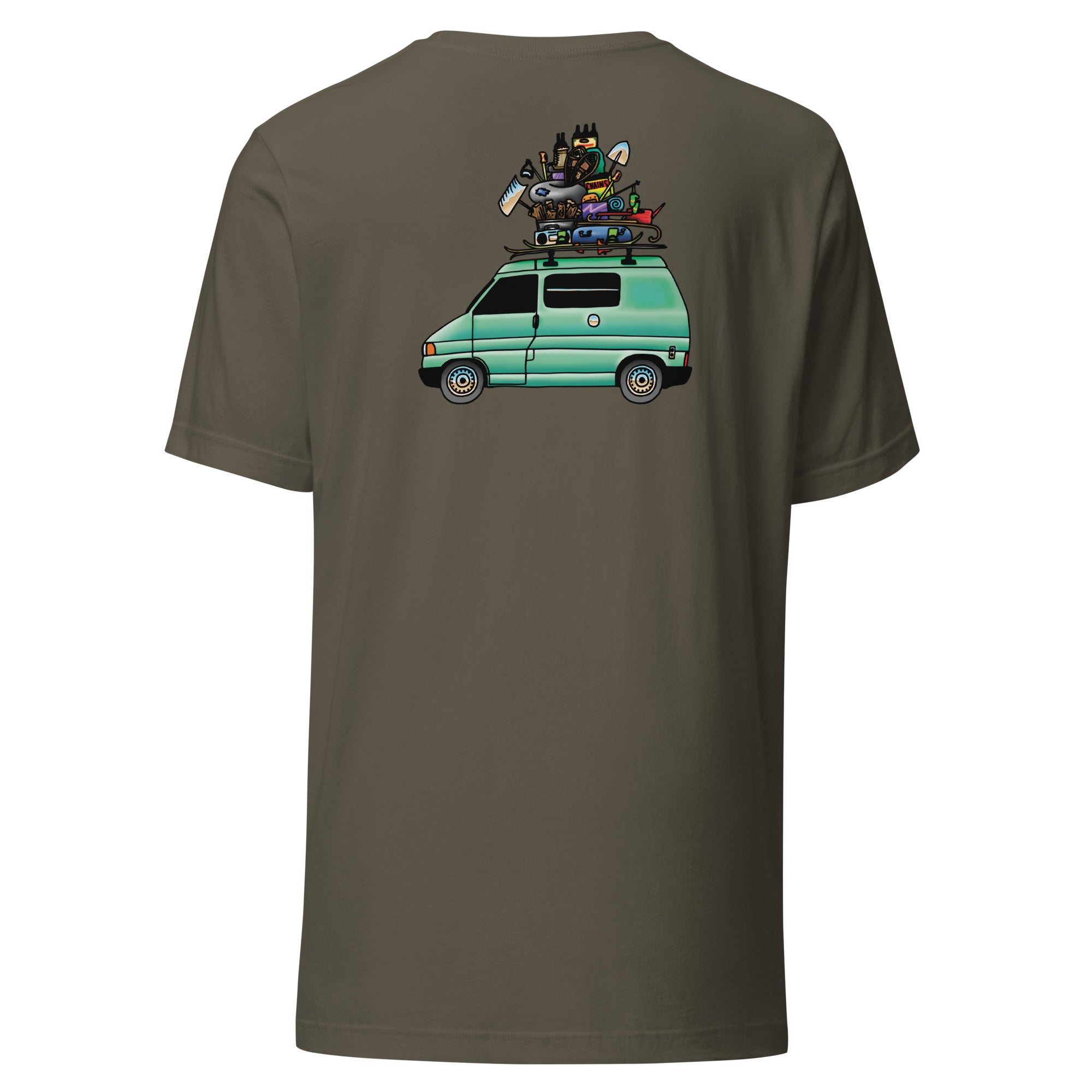 RAD Eurovan Back-Print T-Shirt - OVERLANDERS Outfitter