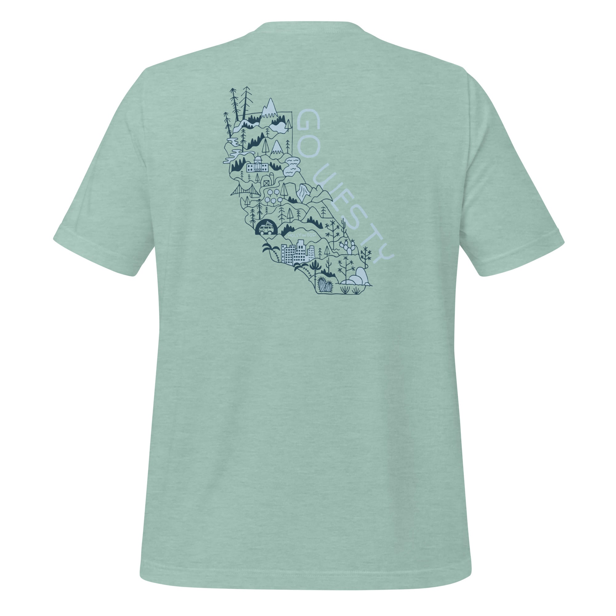 Golden State Westy T-Shirt - OVERLANDERS Outfitter