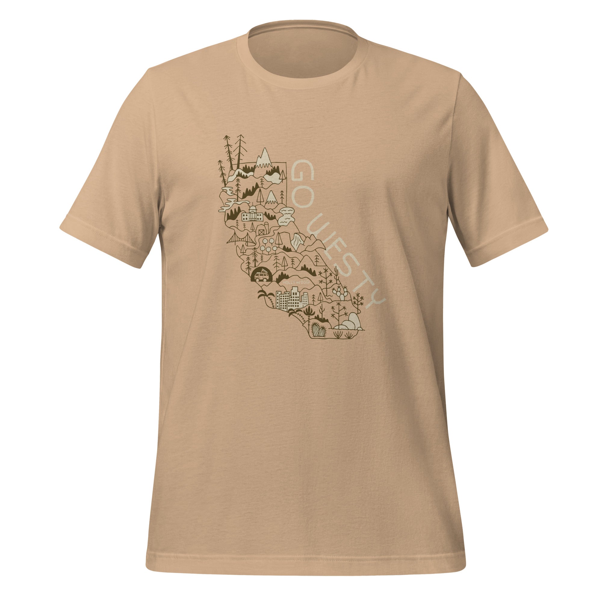 Golden State Westy T-Shirt - OVERLANDERS Outfitter