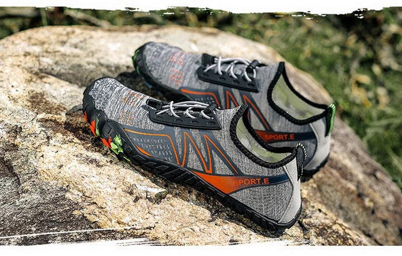 Unisex Stevvex Upstream Water Shoes for swimming, barefoot outdoor beach sandals, non-slip river and sea diving footwear.