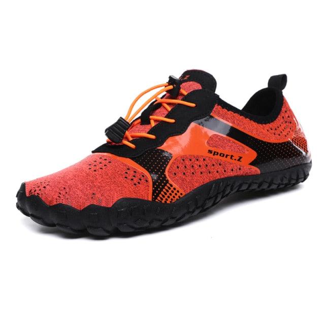 Unisex Stevvex Upstream Swimming Water Shoes for outdoor beach activities, featuring non-slip soles and barefoot design for river and sea use.