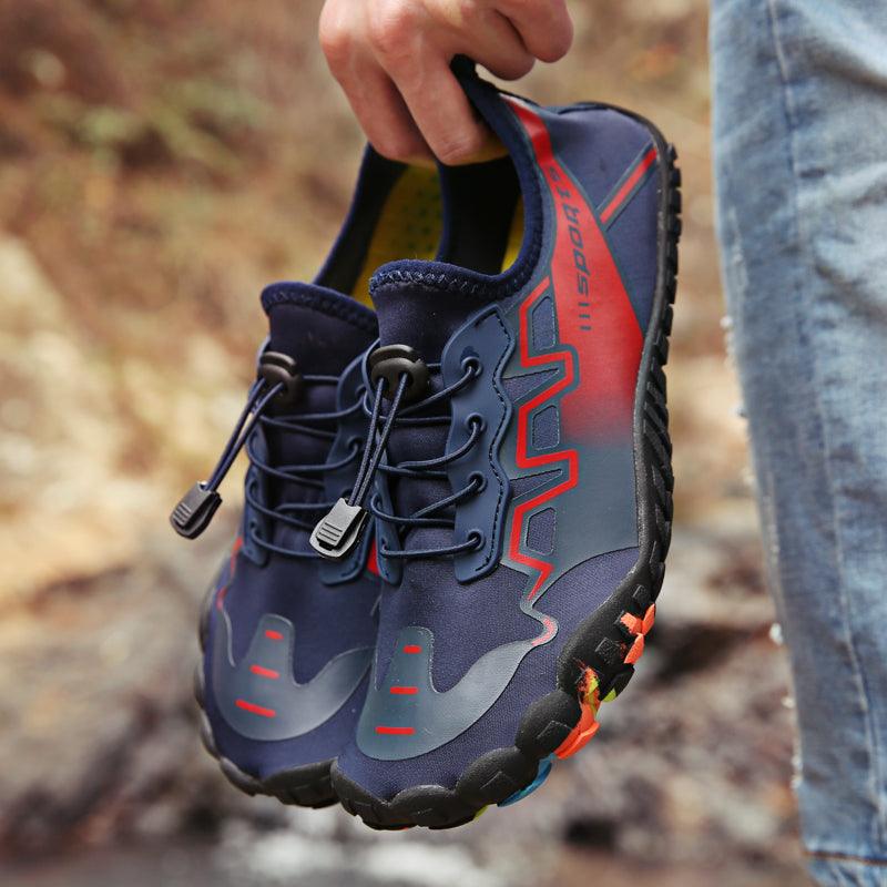 Unisex Stevvex Upstream Swimming Water Shoes with non-slip soles, ideal for beach, river, and sea outdoor activities.