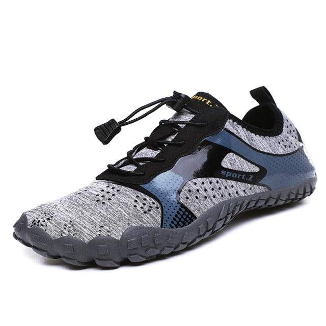 Unisex Stevvex Upstream Swimming Water Shoes for outdoor beach, river, and sea activities, featuring non-slip soles and barefoot design.