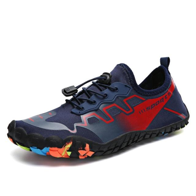 Unisex Stevvex water shoes for swimming and outdoor activities, featuring non-slip soles and barefoot design for beach and river use.