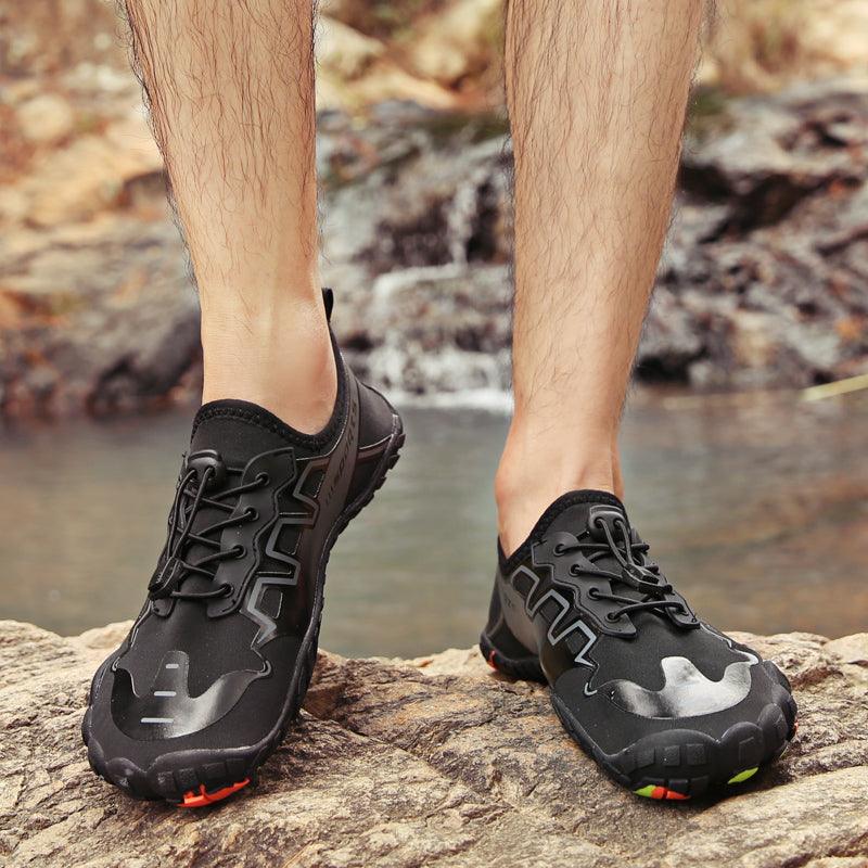 Unisex Stevvex Upstream Water Shoes for swimming and outdoor activities, featuring slip-resistant soles and barefoot design.