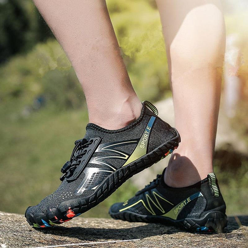 Unisex Stevvex Upstream Water Shoes for outdoor swimming, river, sea diving, with non-slip soles, lightweight barefoot-style design.