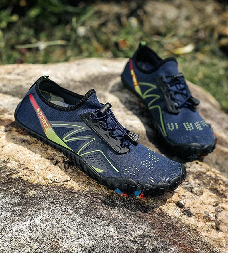 Unisex Stevvex Upstream swimming water shoes with non-slip soles, suitable for beach, river, and sea outdoor activities.
