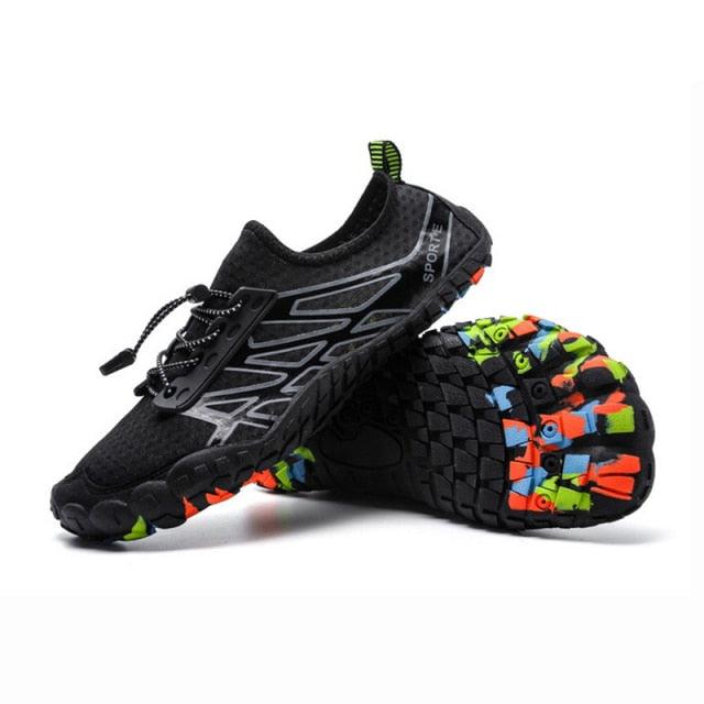 Unisex Stevvex Upstream Water Shoes for swimming, beach, and river activities, featuring non-slip soles and barefoot design.