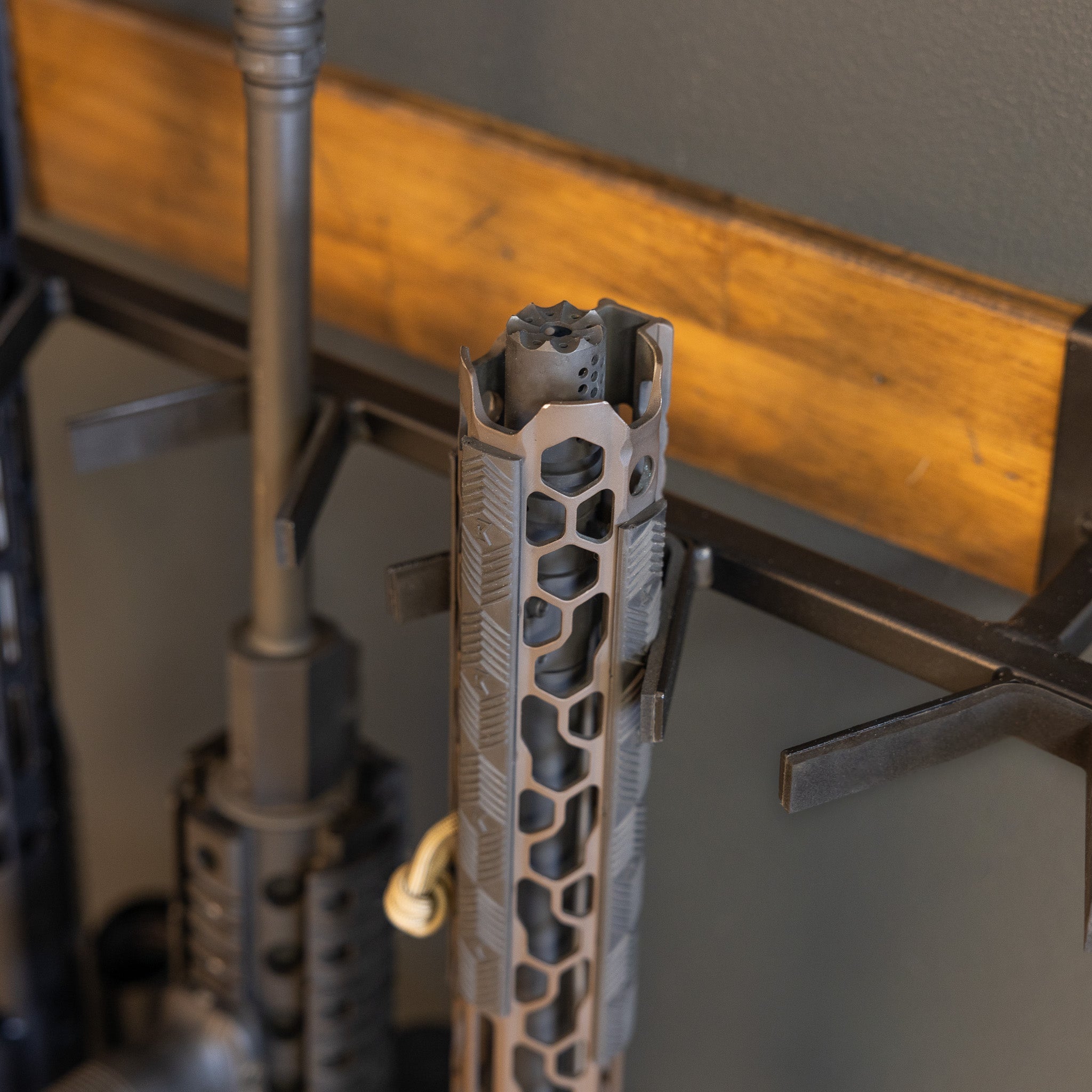 FORGE Firearm Rack | Wall Mount Display | 2 Slots - OVERLANDERS Outfitter