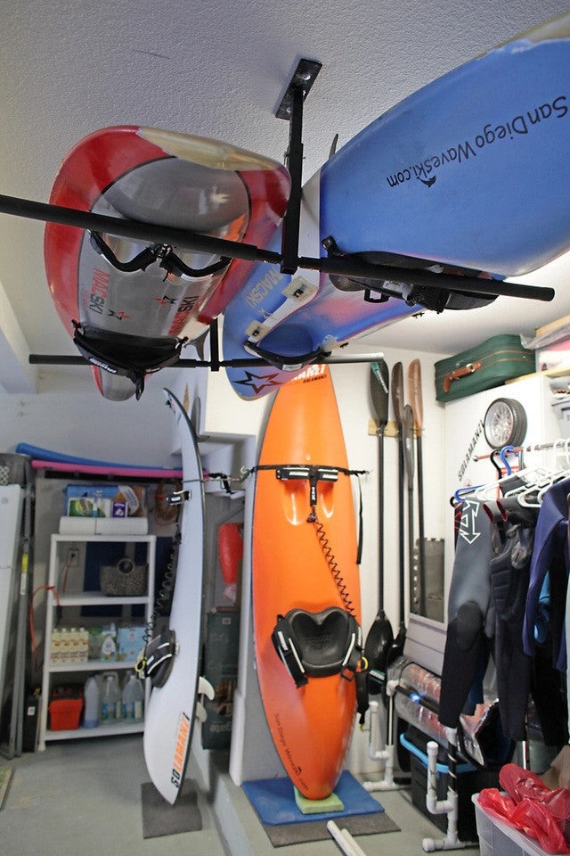 Hi-Port 2 | Adjustable Ceiling Storage Rack | Double | Holds 150 lbs - OVERLANDERS Outfitter