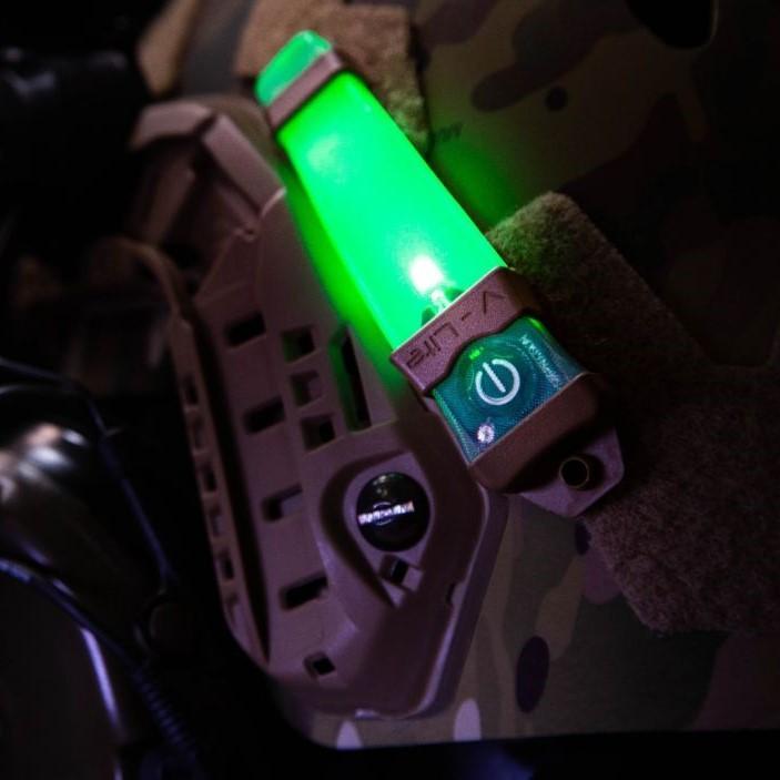 HCC Tactical V-Lite™ Multi-Mode illumination device with various lighting modes for marking and visibility in tactical situations.