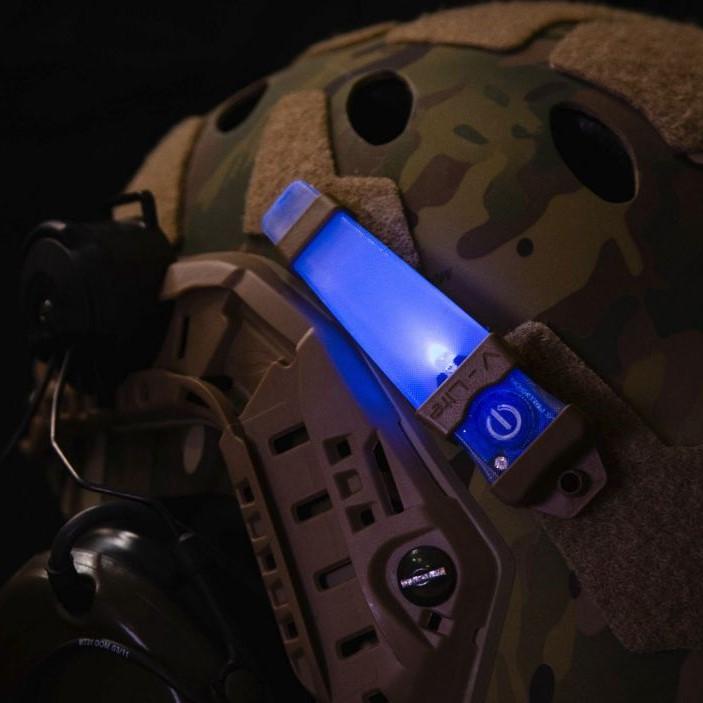 HCC Tactical V-Lite™ Multi-Mode illumination device with various lighting modes and precision design on display.