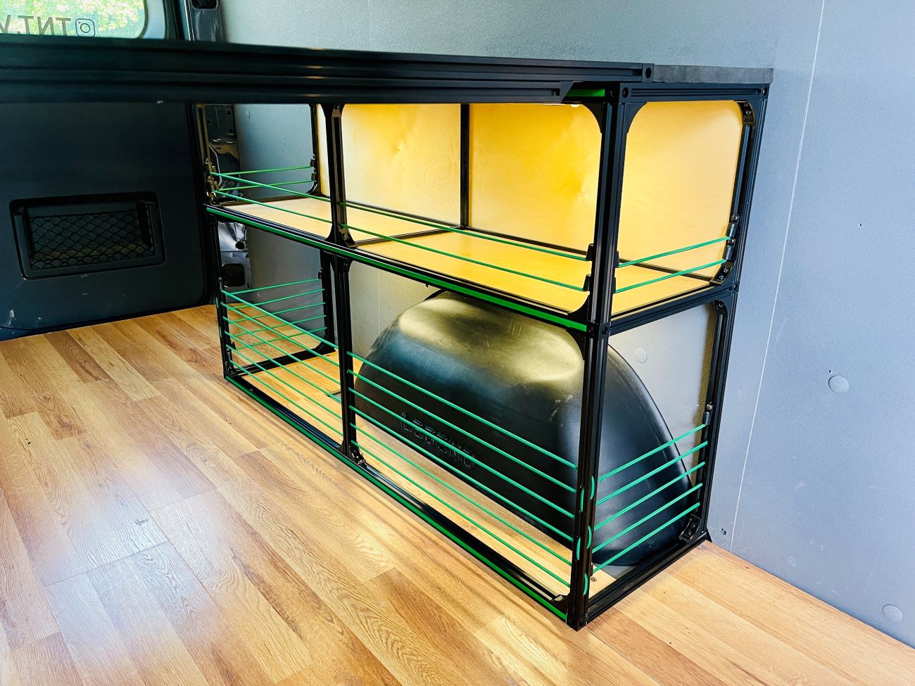 Van Bed 48" & Shelving | Camper Van Conversion DIY Kit - We The Collective