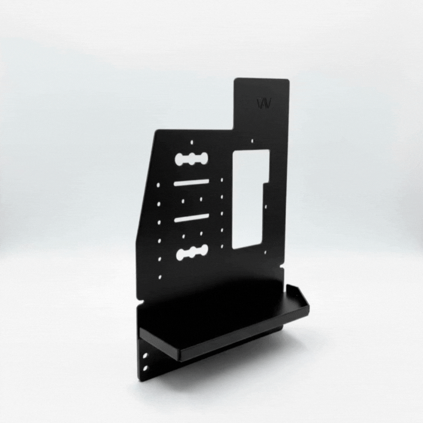 Video of Canyon Adventure Vans Storyteller Kitchen Caddy made in Utah, showcasing its organization and compact design.