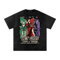 Vintage Hex Girls Acid Wash Oversized Tee