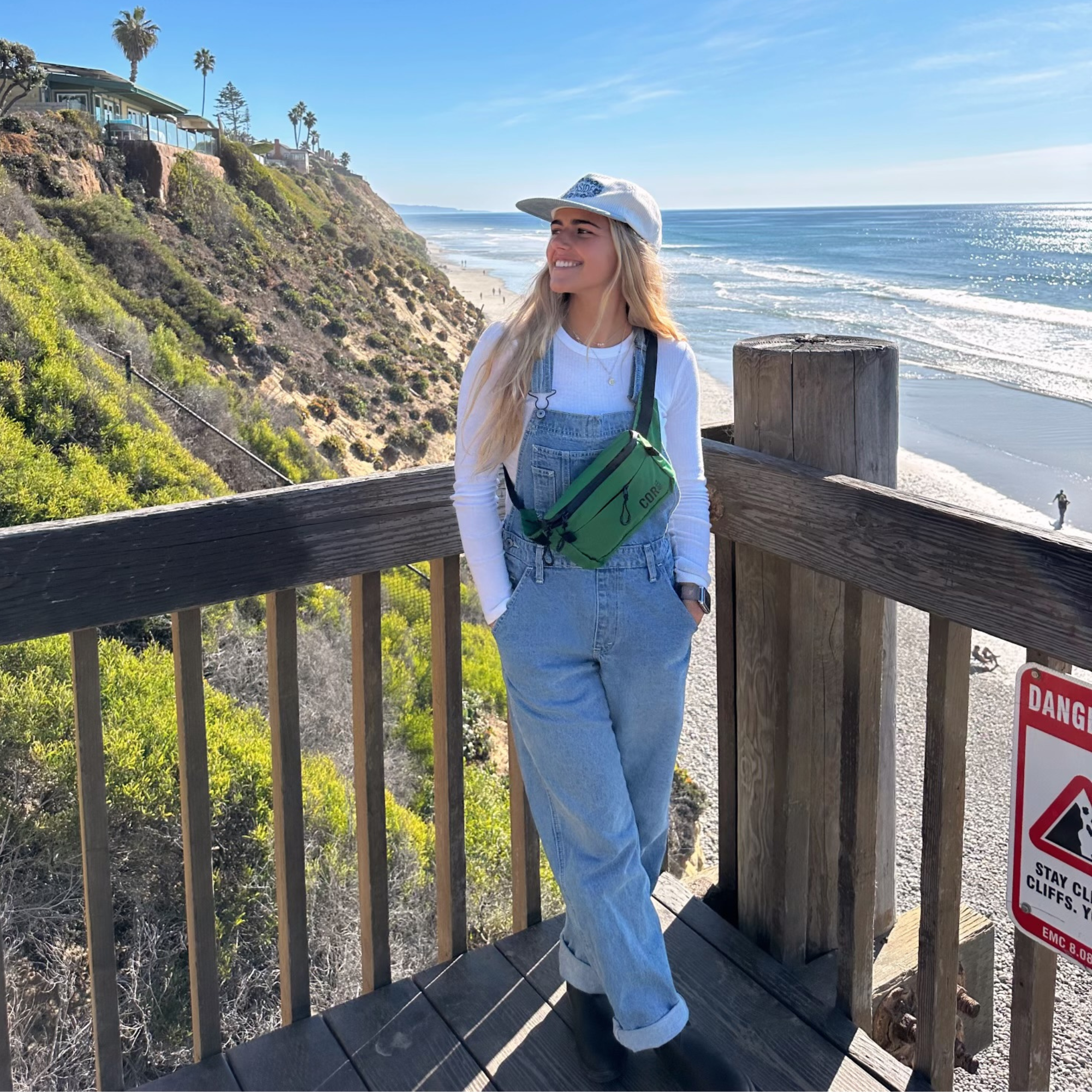 COR Surf The Daily Cross-Body hip pack, a 1L waist fanny pack with adjustable strap and zippered pocket for essentials.