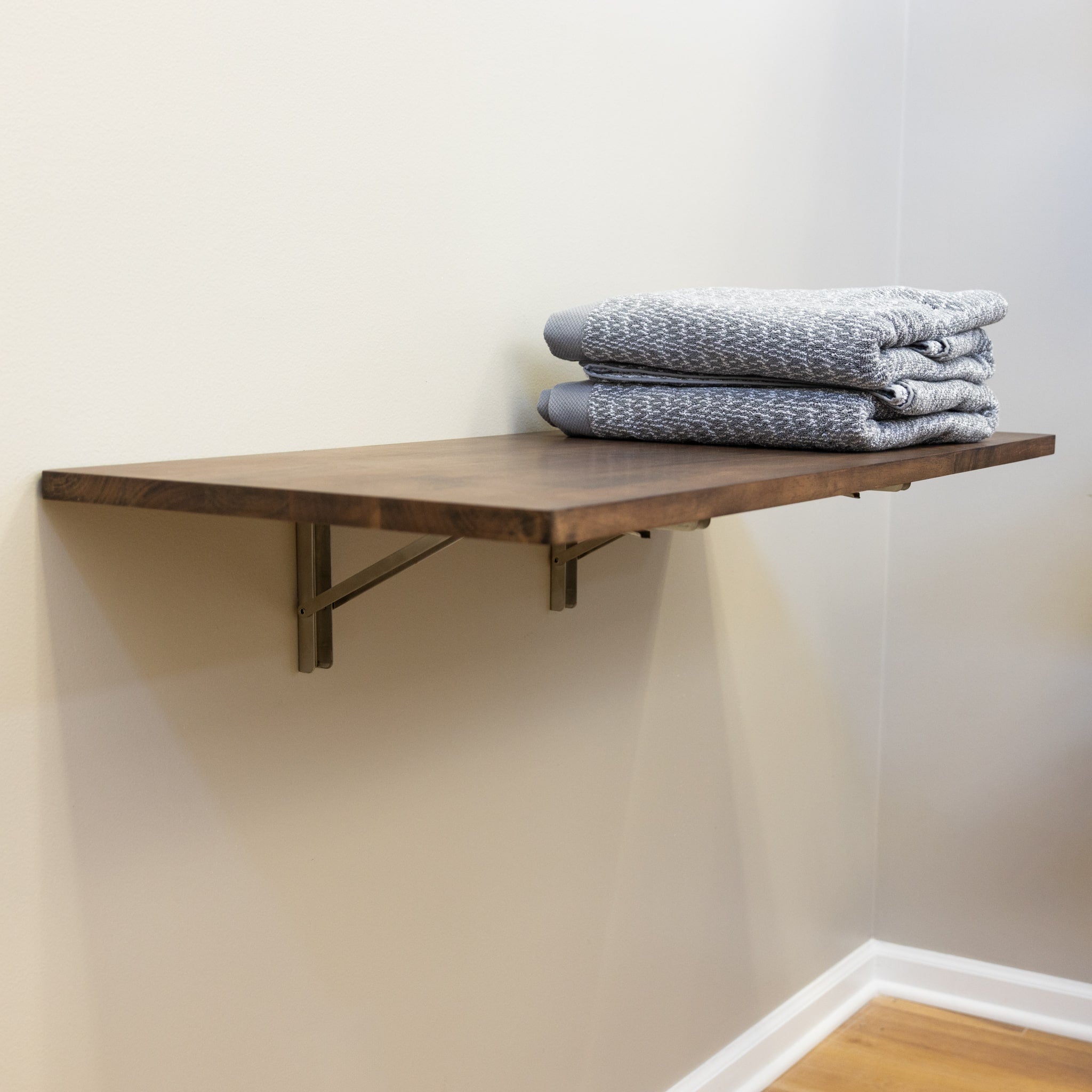 Wakefield Foldable Workbench | Dark Wood Tabletop with Stainless Hardware | Heavy-Duty Table - OVERLANDERS Outfitter