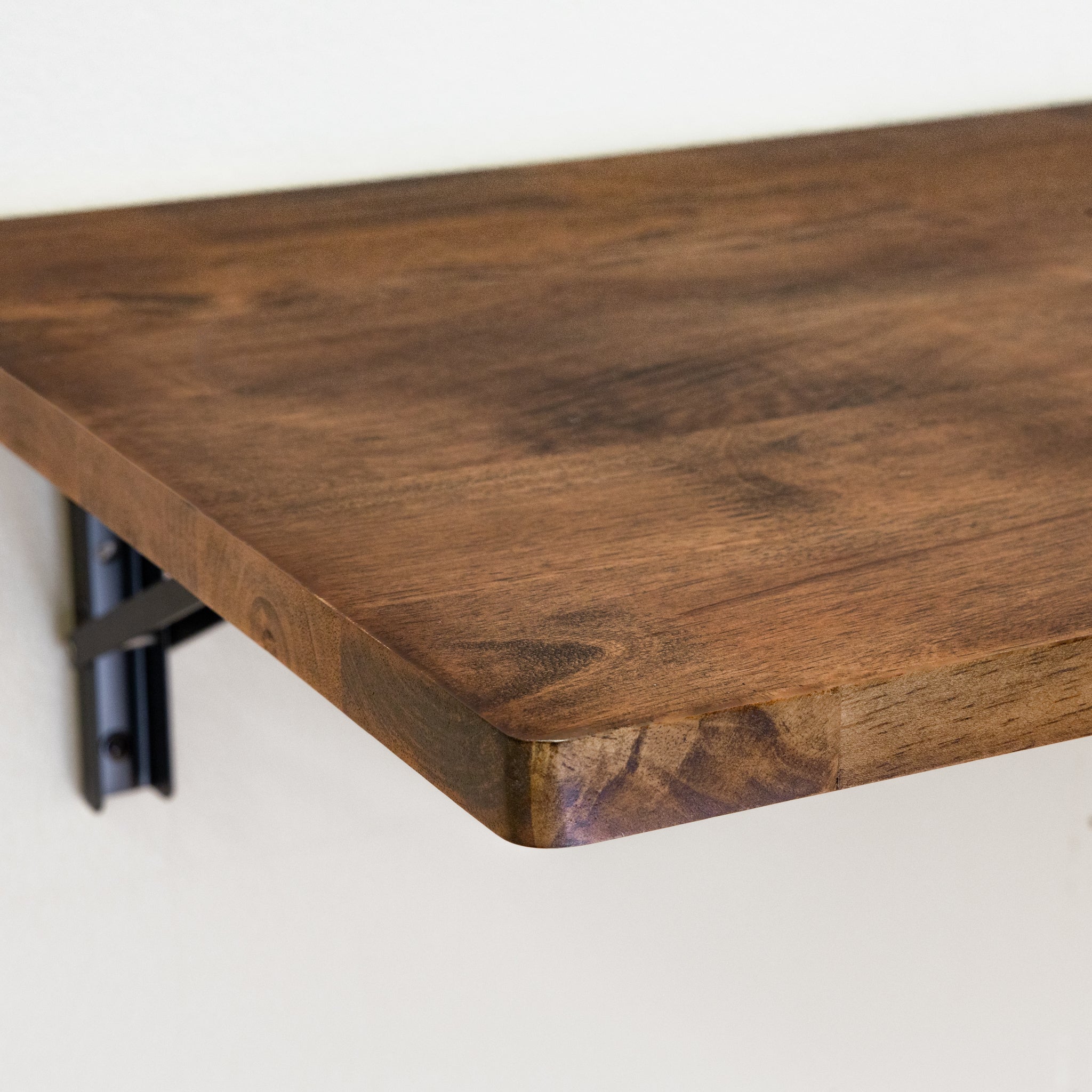 Wakefield Foldable Workbench | Dark Wood Tabletop with Black Brackets | Heavy-Duty Table - OVERLANDERS Outfitter