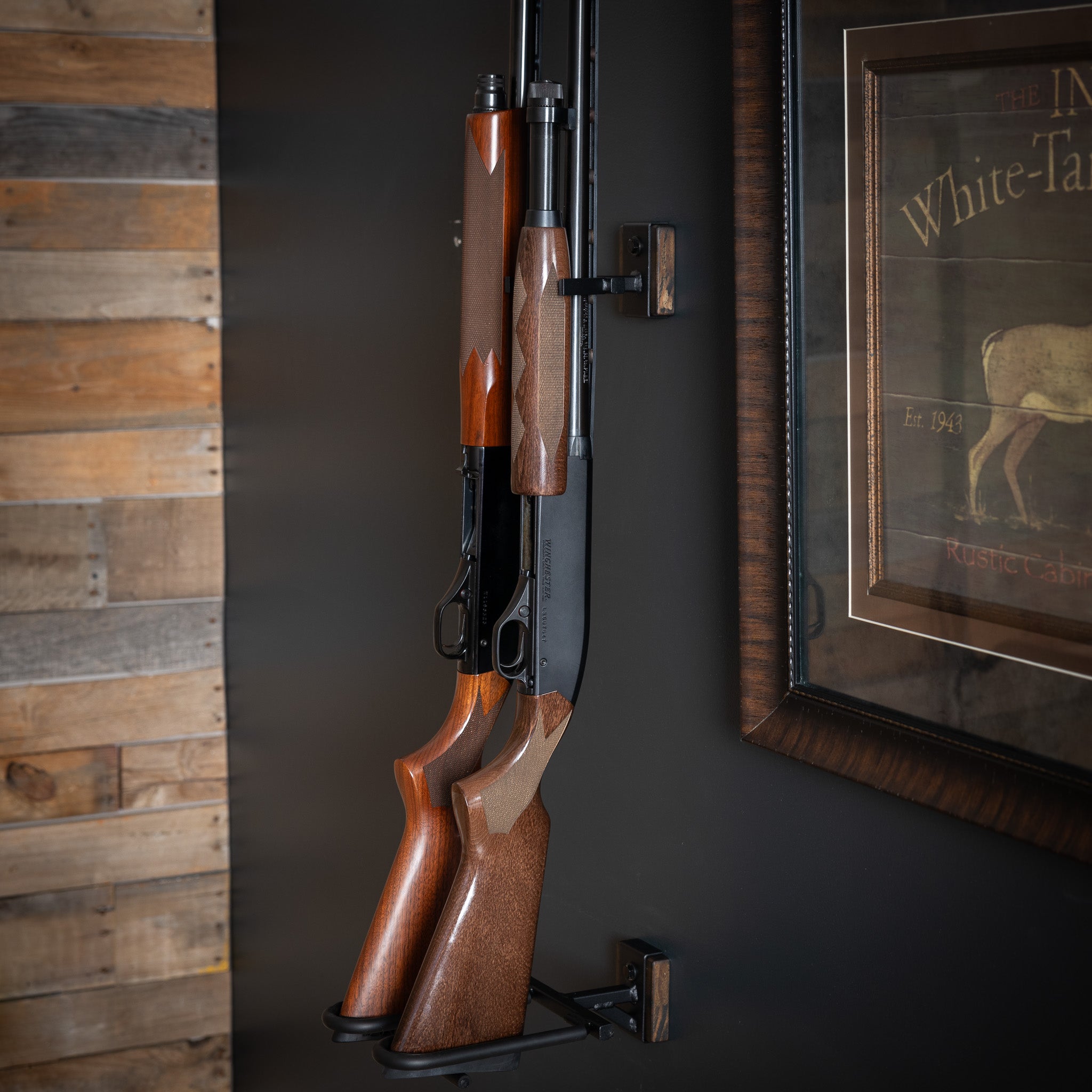 FORGE Firearm Rack | Wall Mount Display | 2 Slots - OVERLANDERS Outfitter