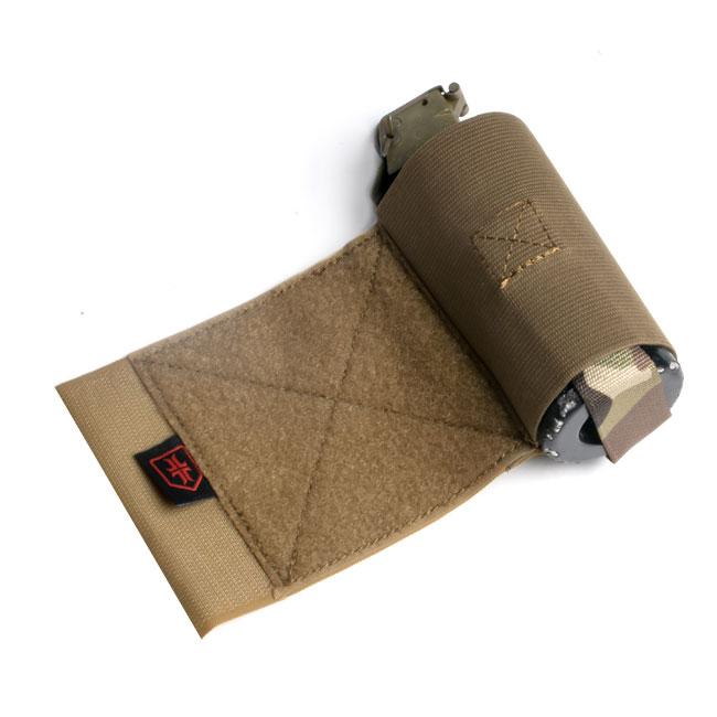 HCC Tactical Warrior Poet Society Multi Hanger Pouch in tactical design, showcasing multiple attachment points and durable fabric.