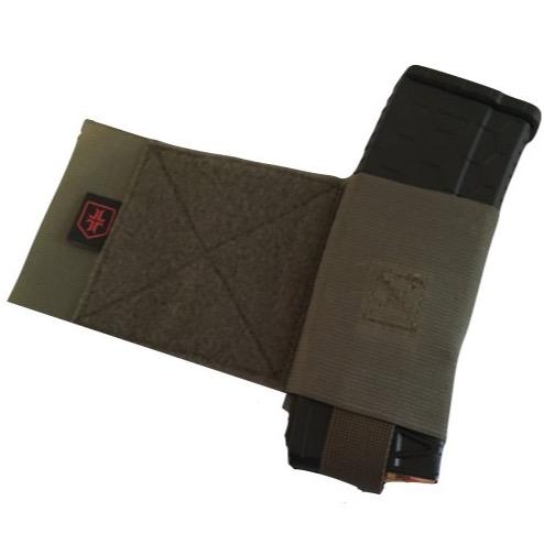 HCC Tactical Warrior Poet Society Multi Hanger Pouch in black with multiple attachment points for tactical gear organization.